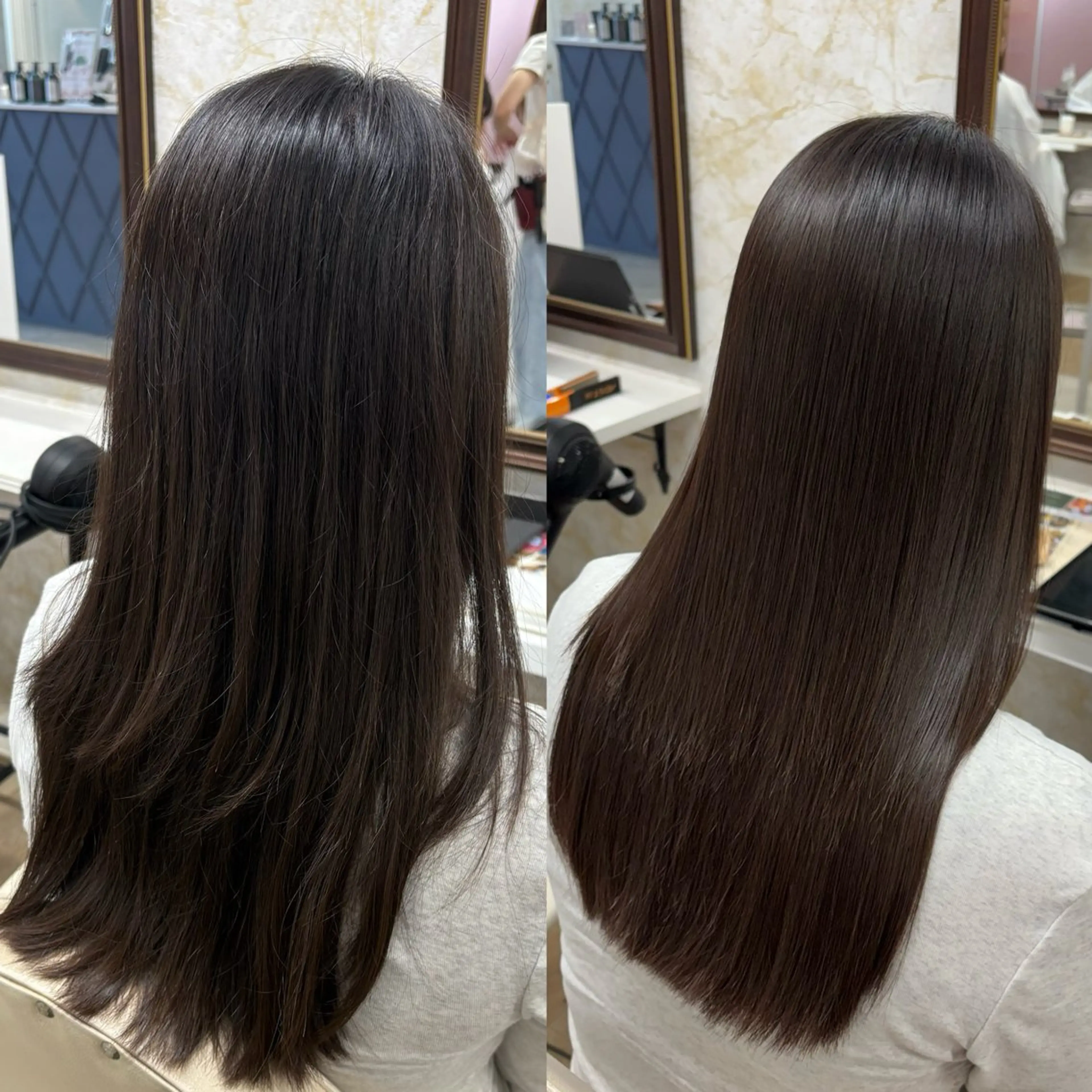 ロング 縮毛矯正 トリートメント 髪質改善特化💫 韓国ヘアAyumuのヘアスタイル