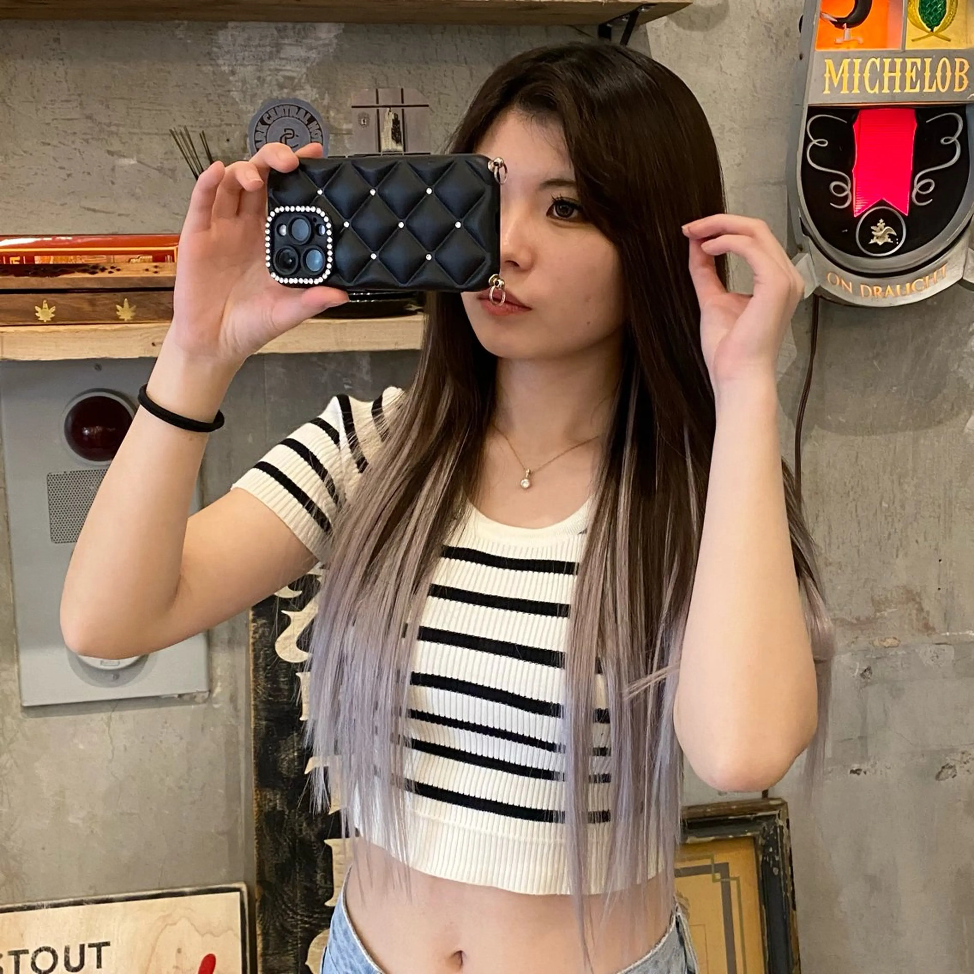 ロング レイヤーカット エクステ シールエクステ 🐁ONOの眉毛・アイブロウイメージ