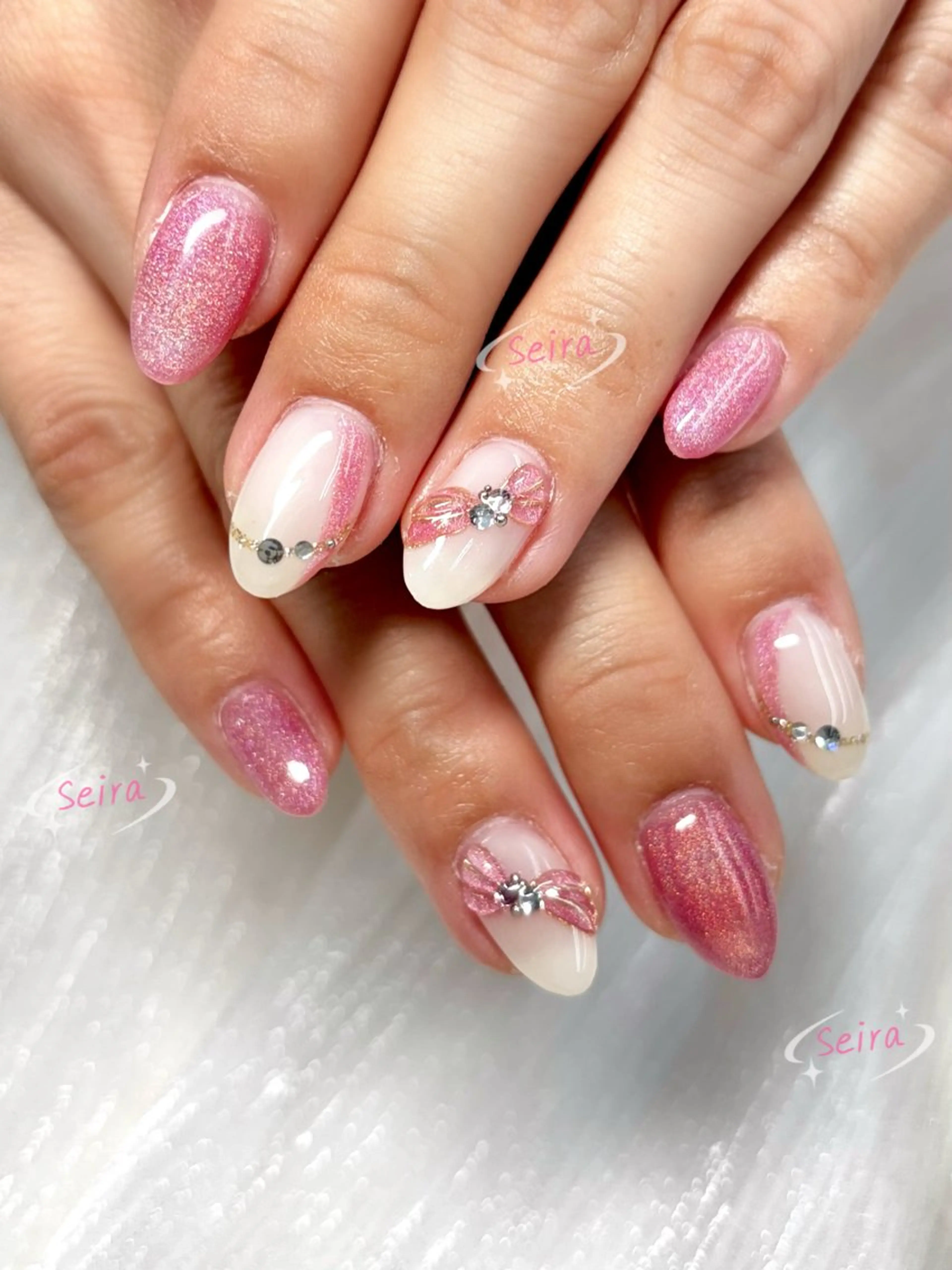 ネイル ハンドネイル Seira ʕ•ᴥ•ʔのネイルデザイン