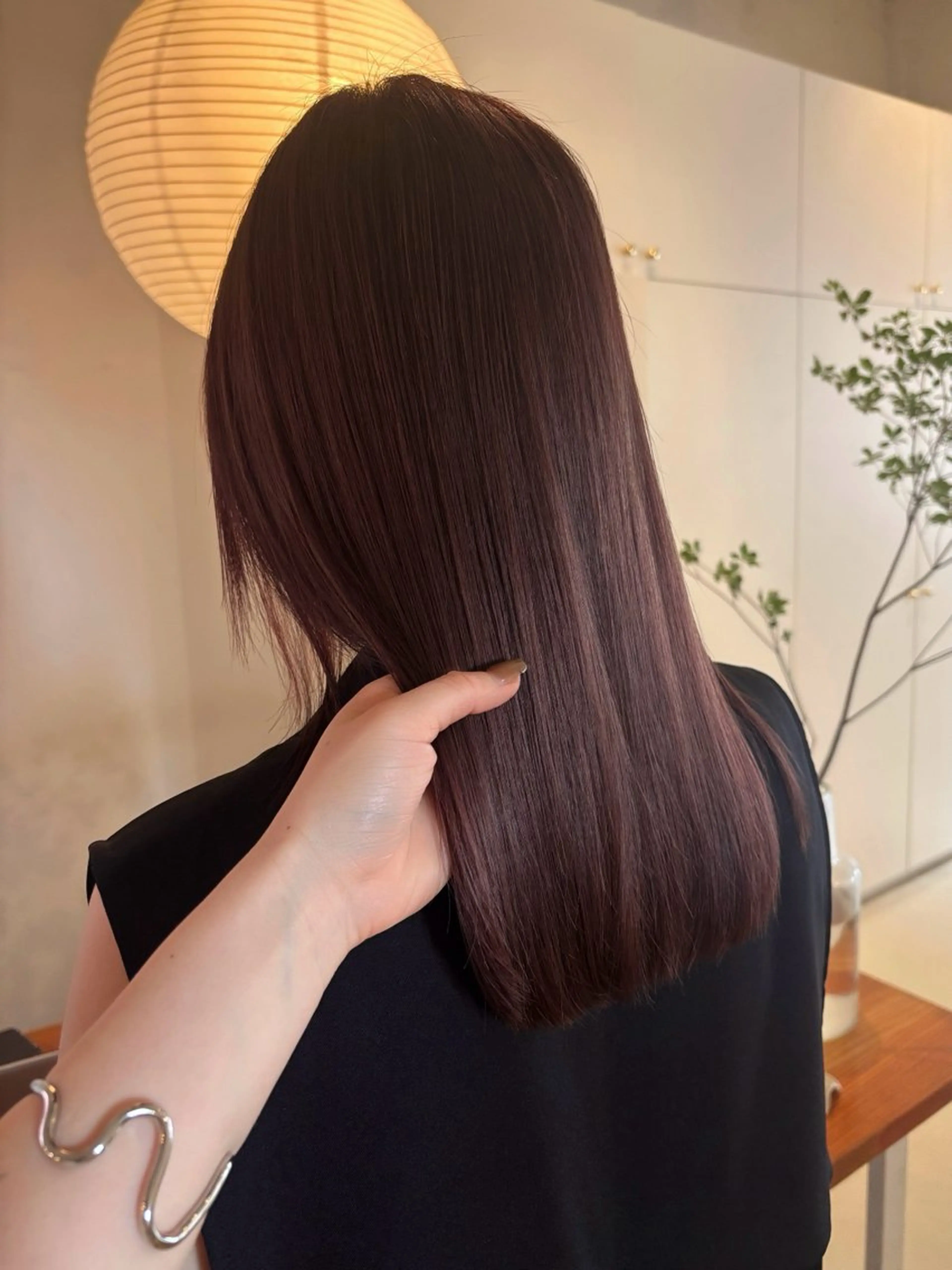 ミディアム ヘアカラー トリートメント 🍑透明感hair ・NENE🍑のヘアスタイル