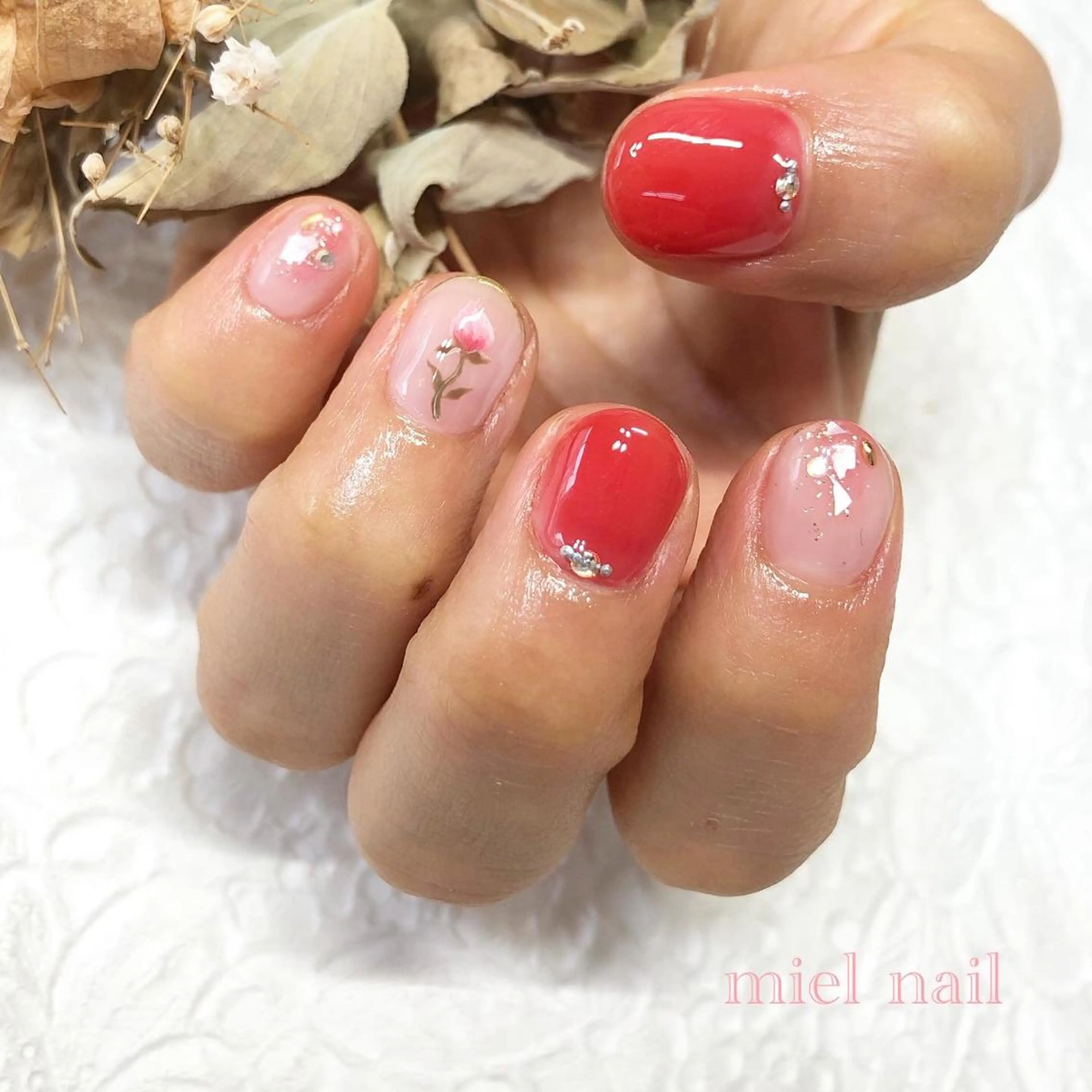 ネイル ハンドネイル miel nailのネイルデザイン