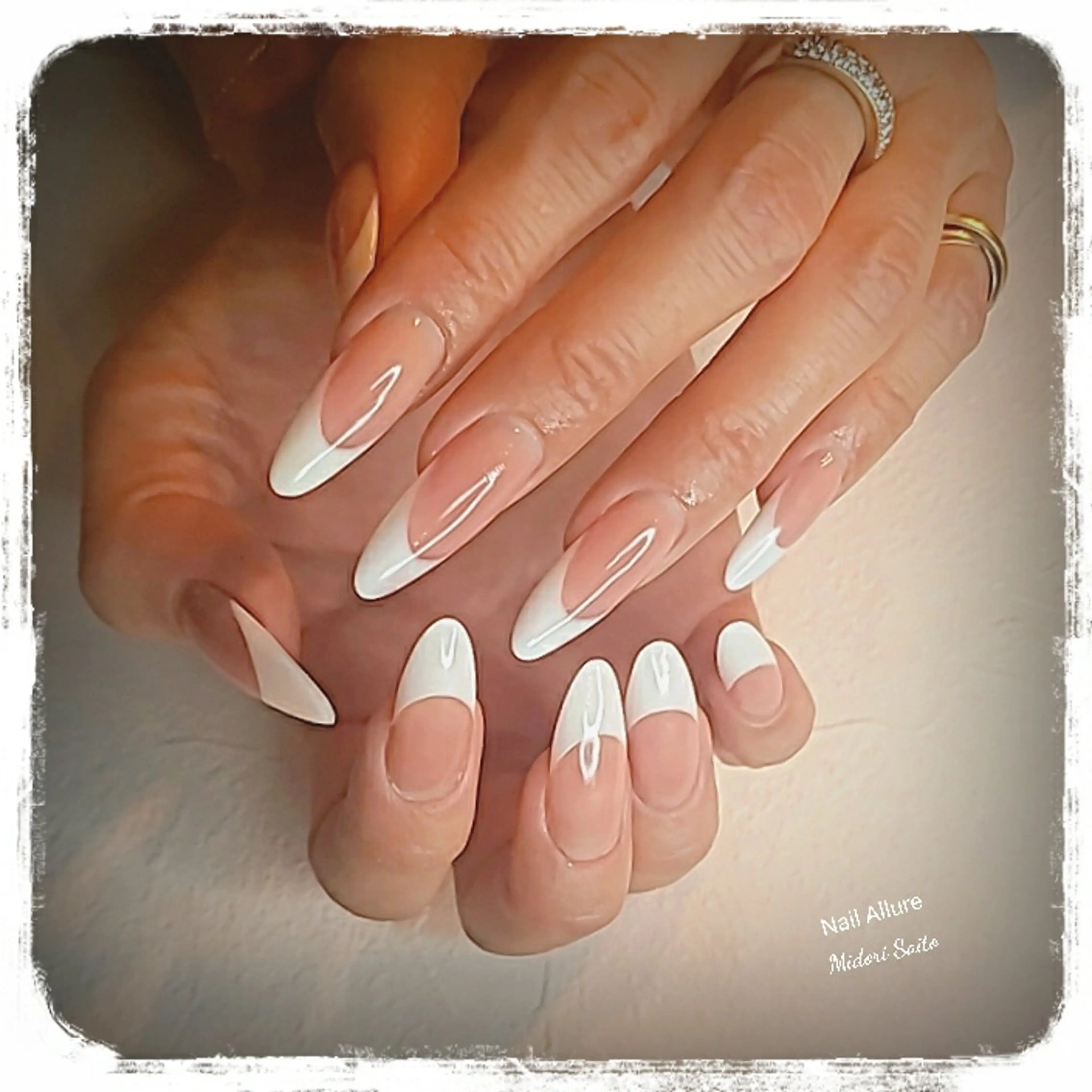 ネイル フレンチネイル ジェルネイル スカルプネイル Nail Allure(ネイル アルーア)所属・Nail Allureのネイルデザイン