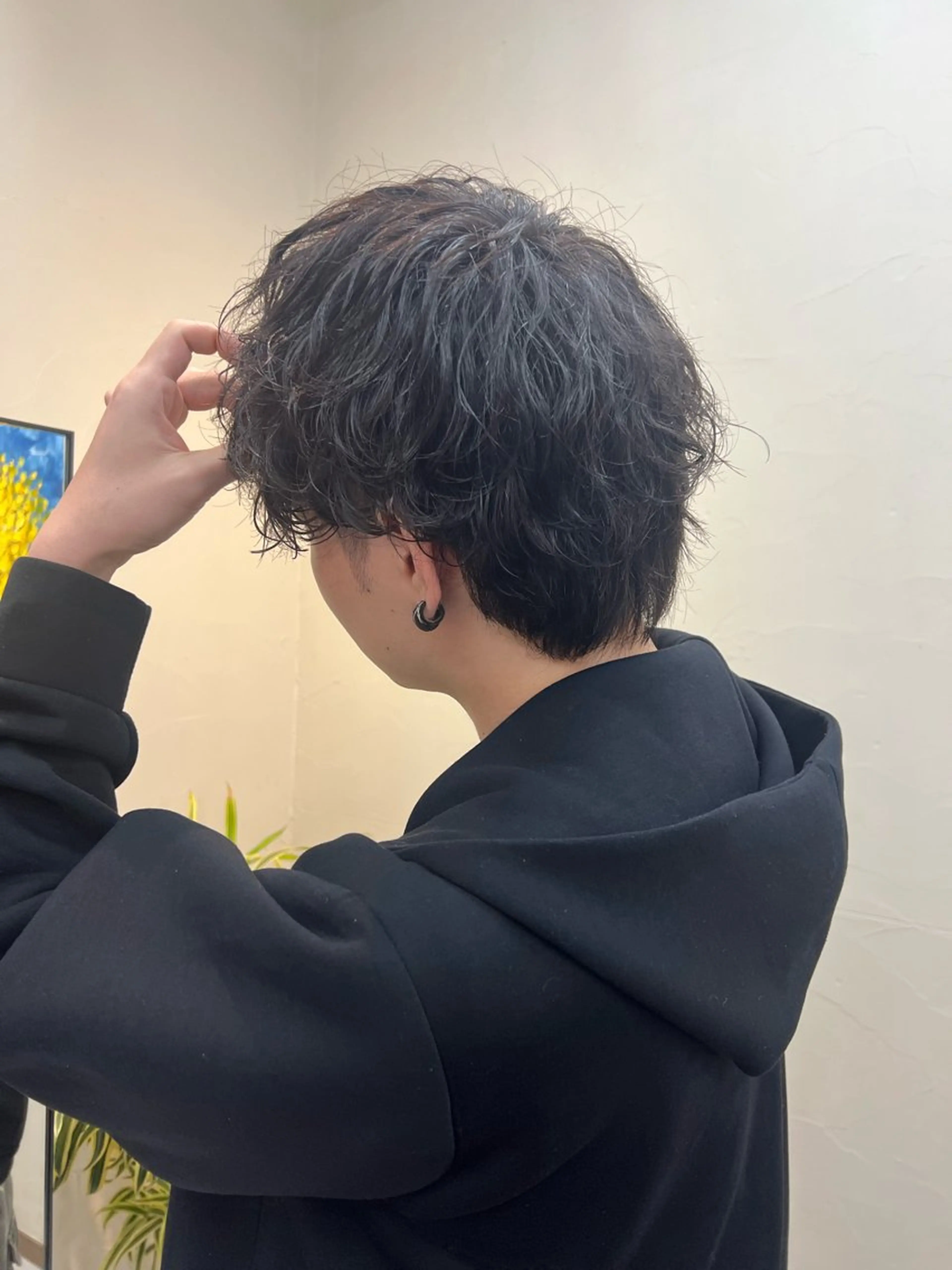 パーマ メンズ メンズパーマ 石黒 理々花のヘアスタイル