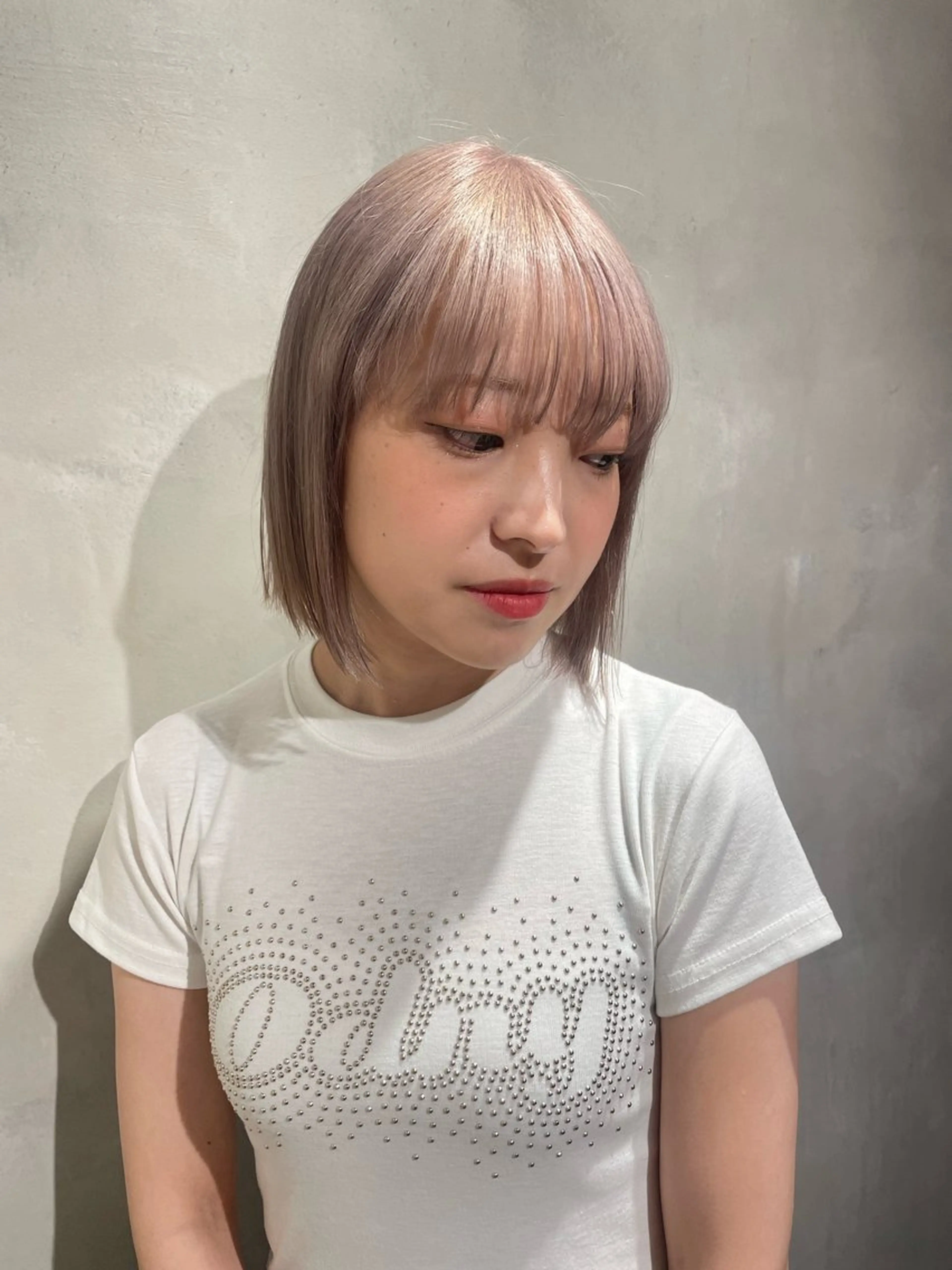 ショート カラー カット ヘアカラー トリートメント hisano / ハイトーン･透明感のヘアスタイル