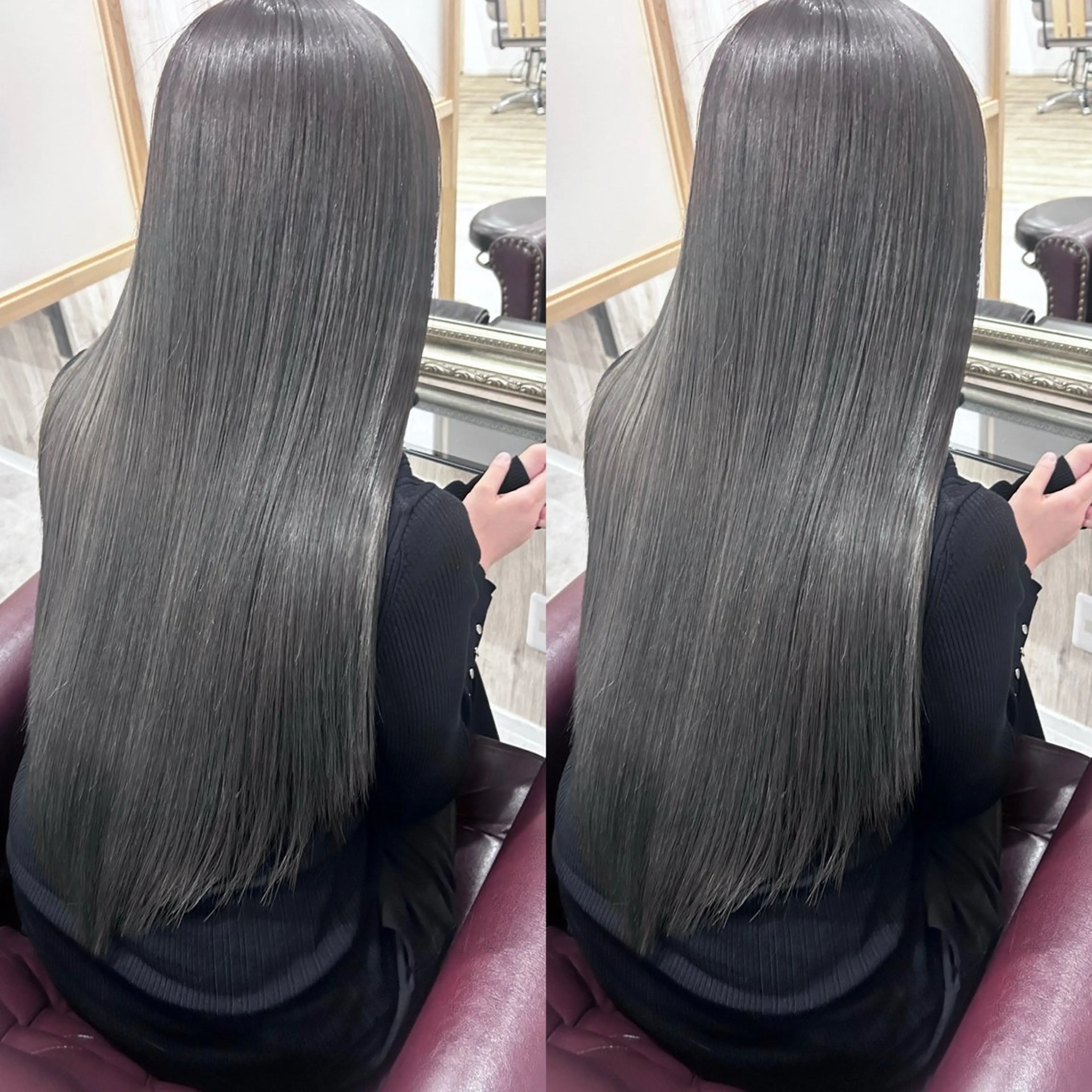 髪質改善ストレート＋カット＋aujuaトリートメントの写真