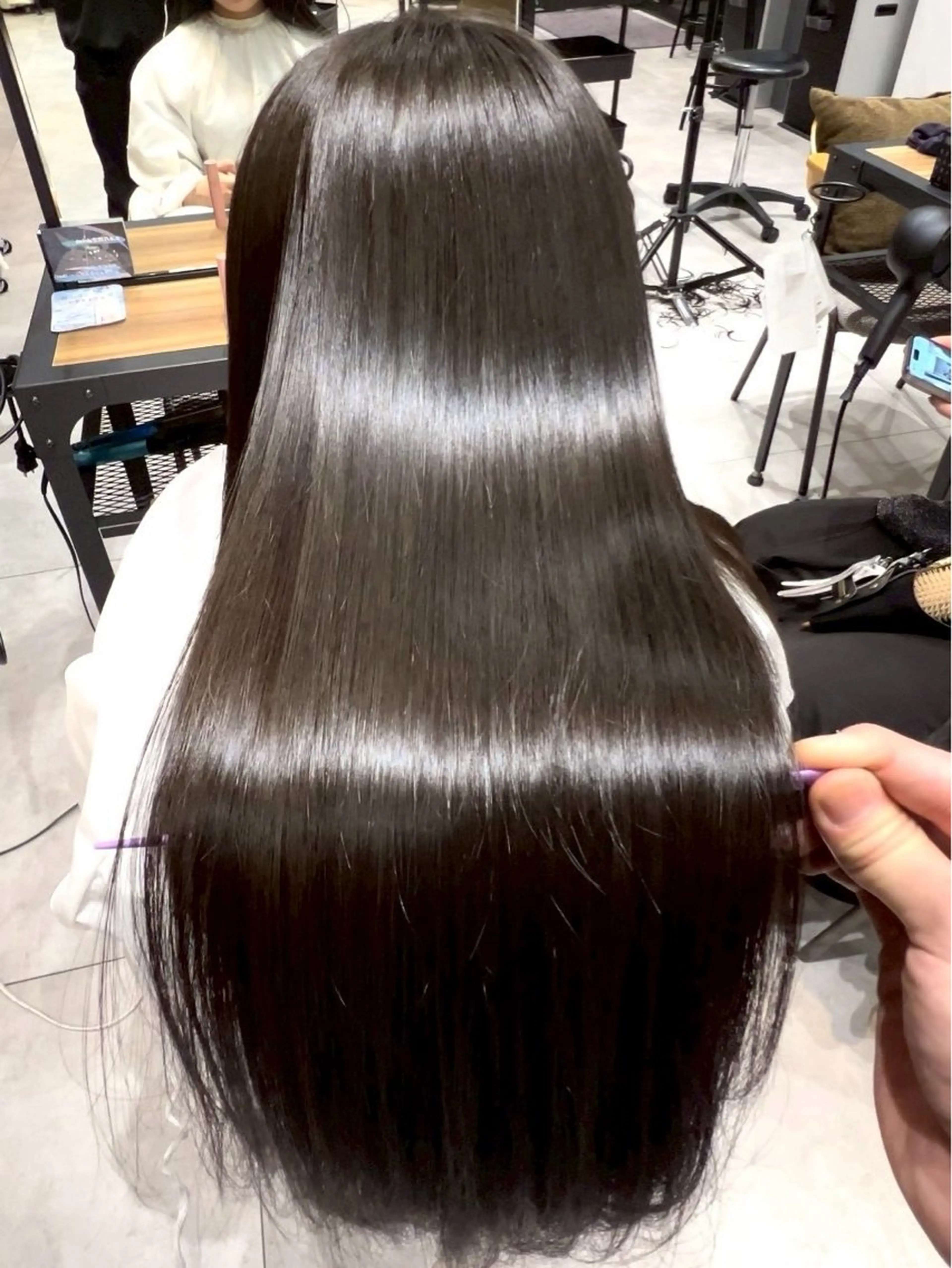 セミロング 縮毛矯正 艶髪ストレート/ 心斎橋/ annaのヘアスタイル