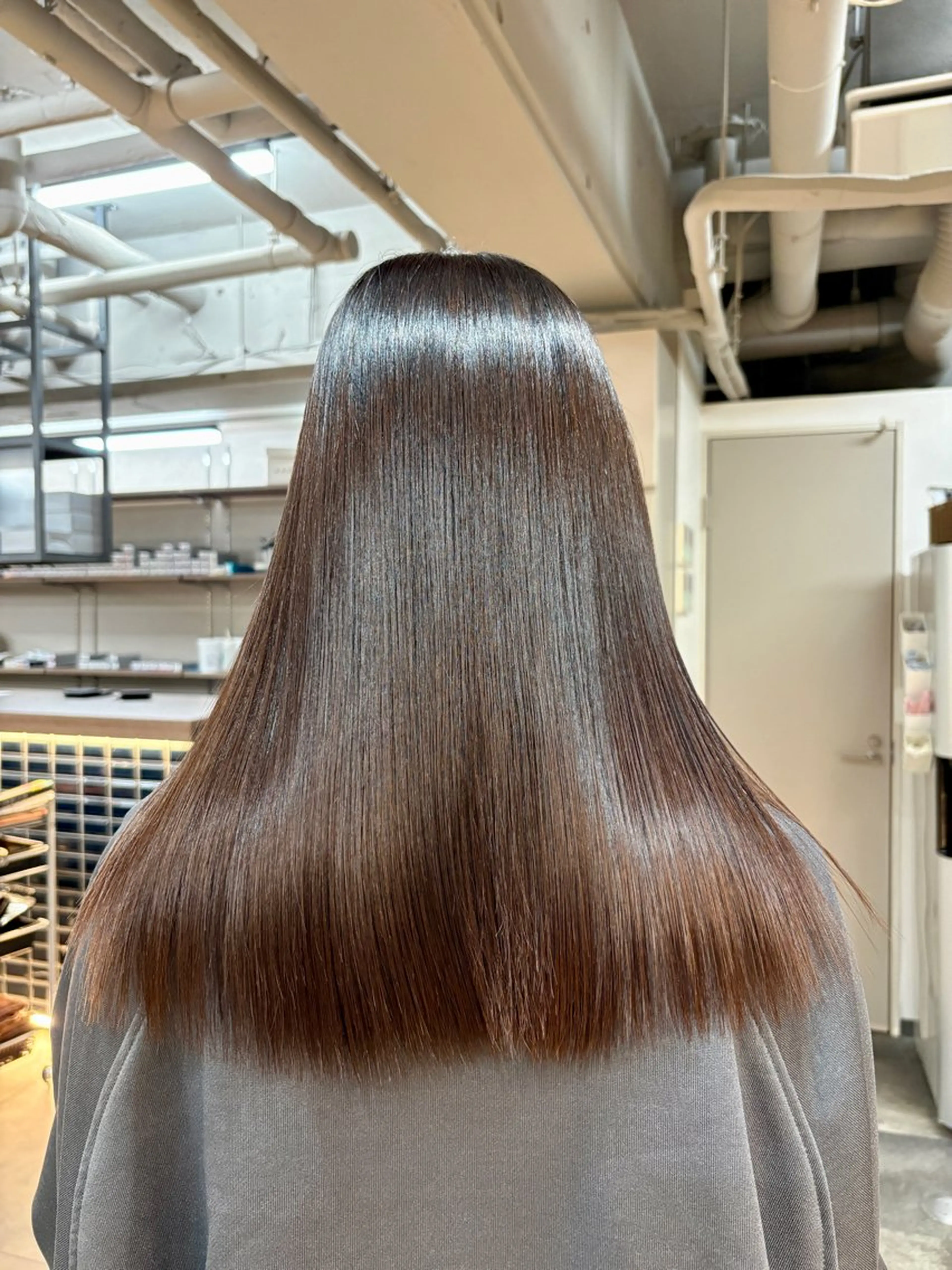 セミロング 髪質改善 トリートメント トリートメント 💎艶髪／美髪特化 世麗💎のヘアスタイル