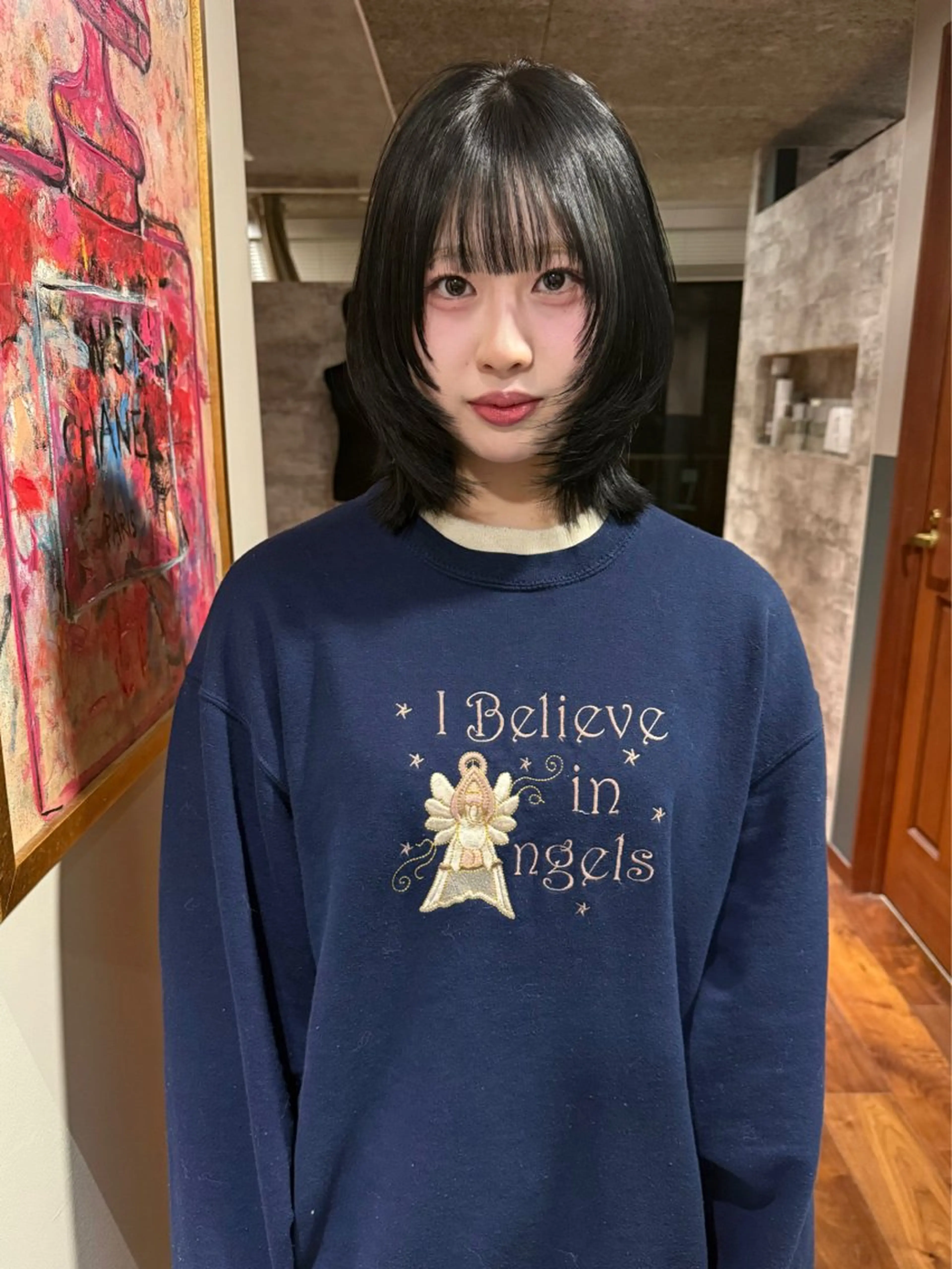 ミディアム カラー カット ヘアカラー トリートメント mai / linoah˚✧のヘアスタイル