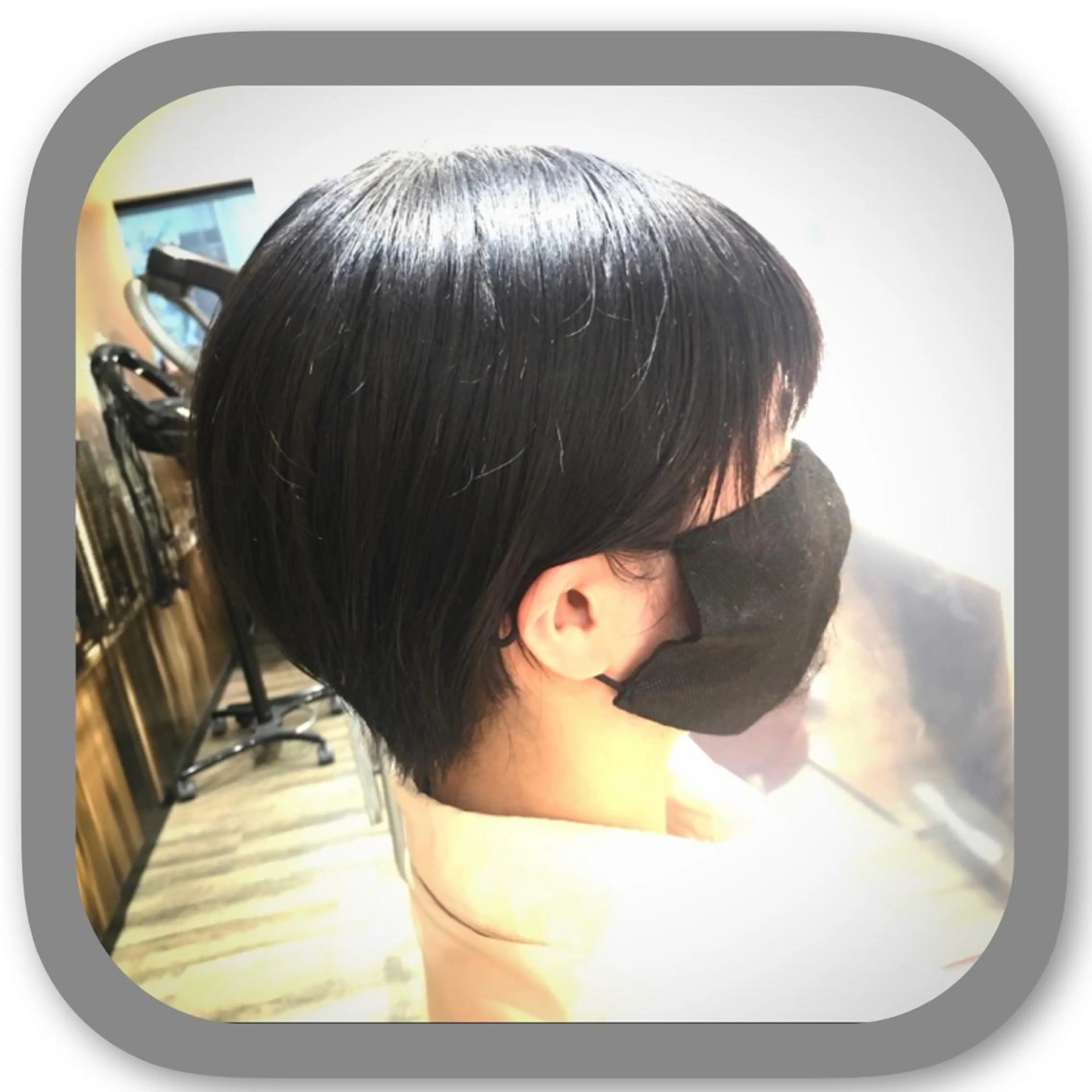 ショート アッシュ ボブ 髪質改善 レイヤーカット ショートヘア カット ショート〜ミディアム 喜多司のヘアスタイル
