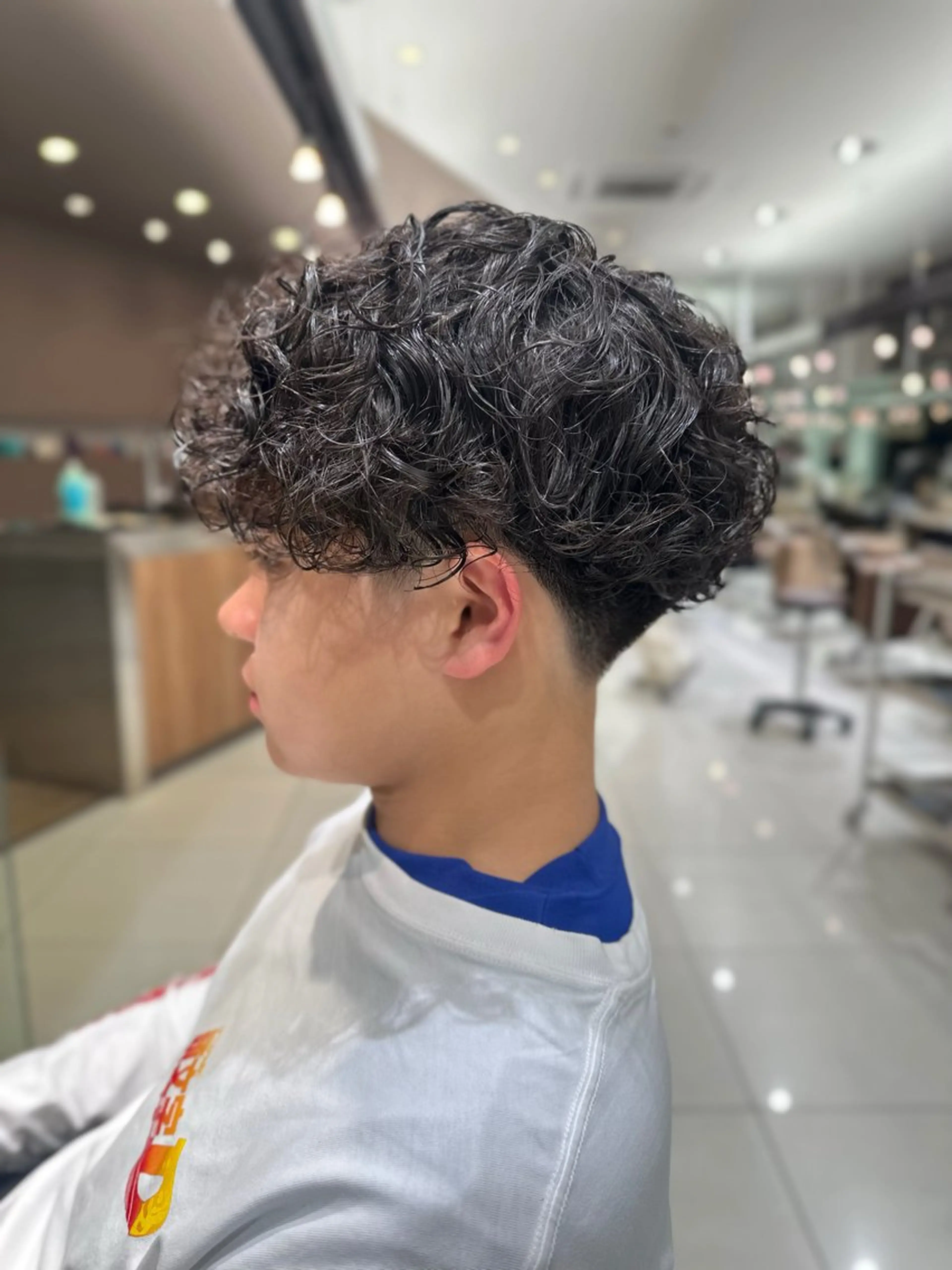 パーマ メンズ メンズパーマ プードルパーマ プードルパーマ エスポワール所属・YUSHI HORIUCHIのヘアスタイル