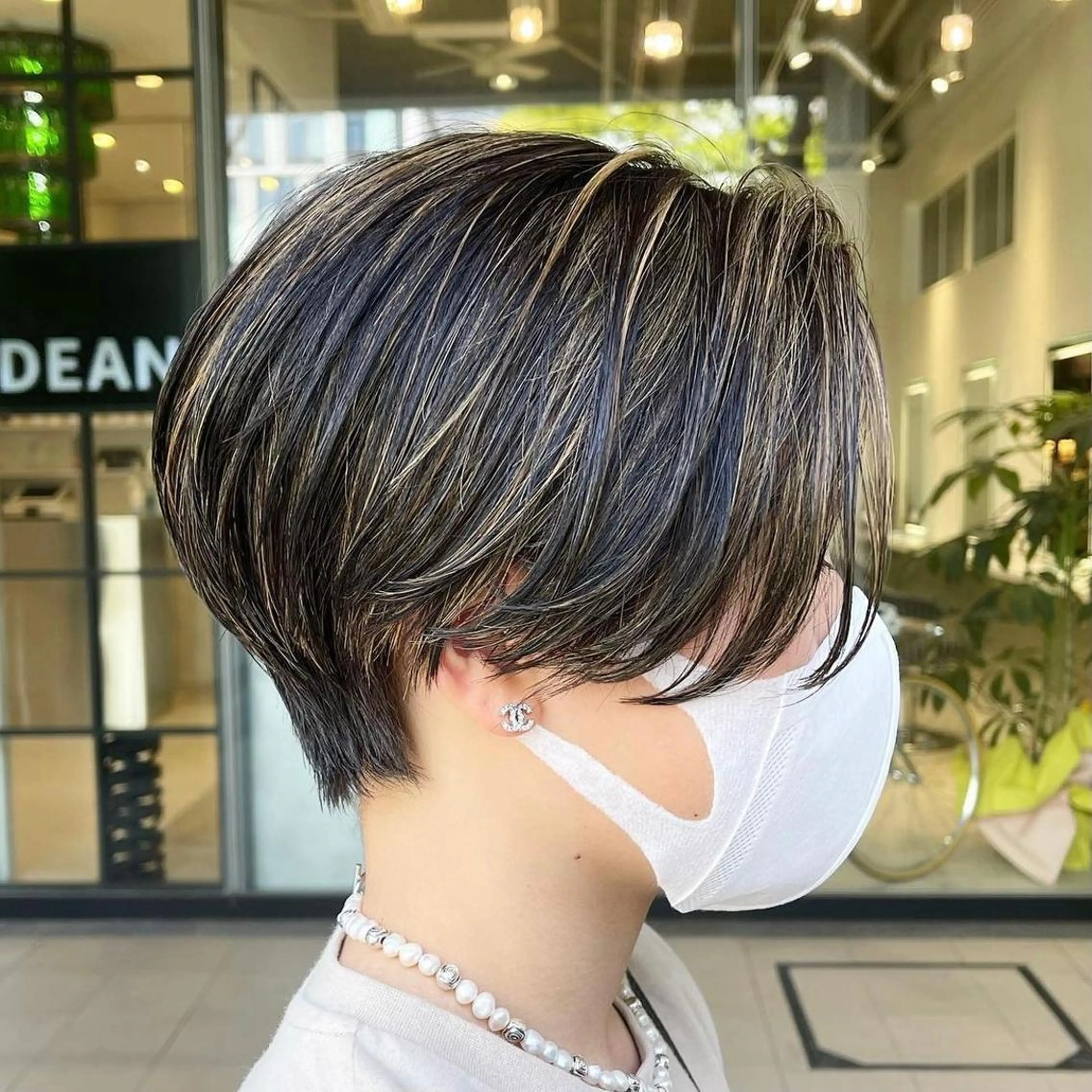 ショート カラー DEAN所属・KEIGO/パーマ ハイトーン/DEANのヘアスタイル