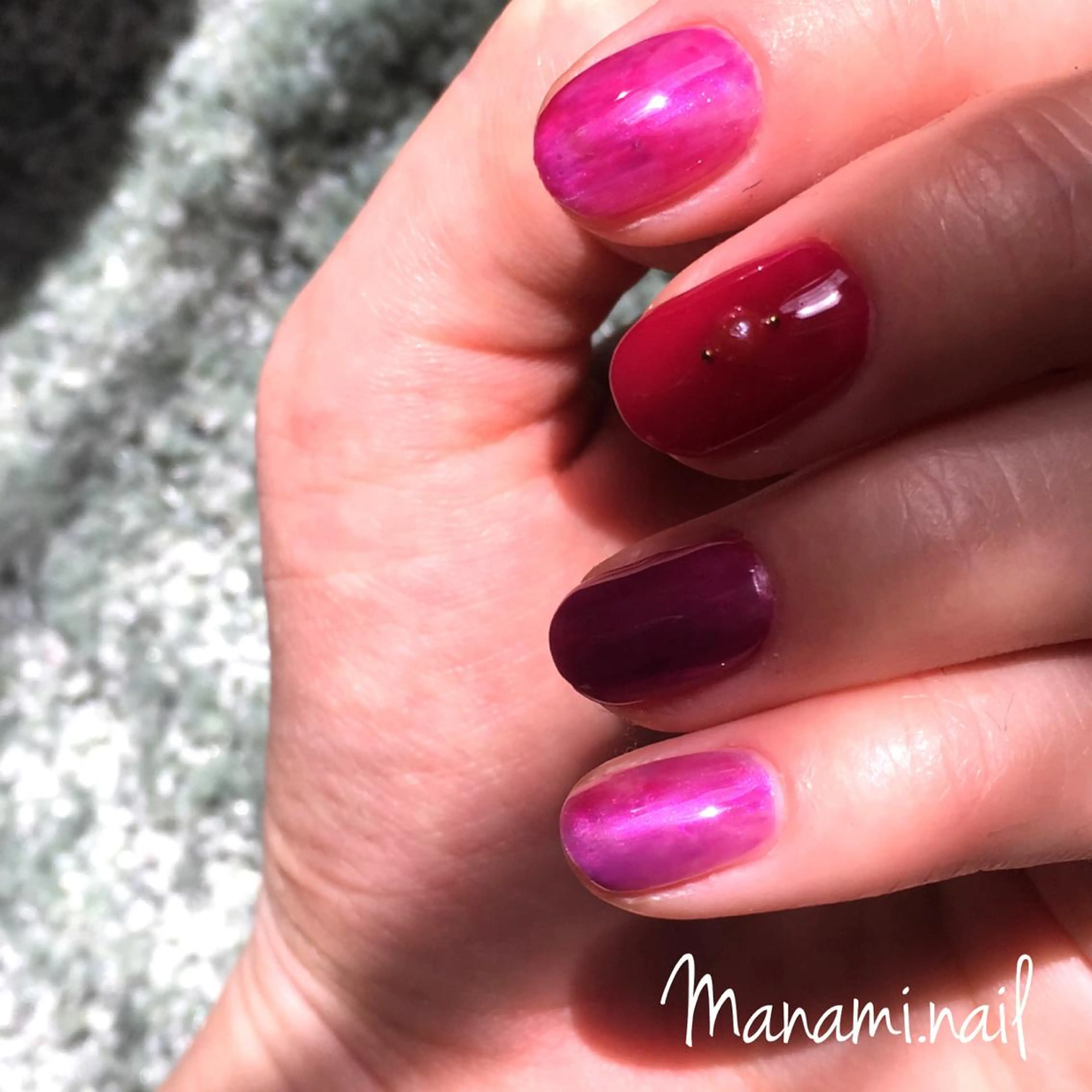 ネイル Loom所属・hrd manamiのネイルデザイン