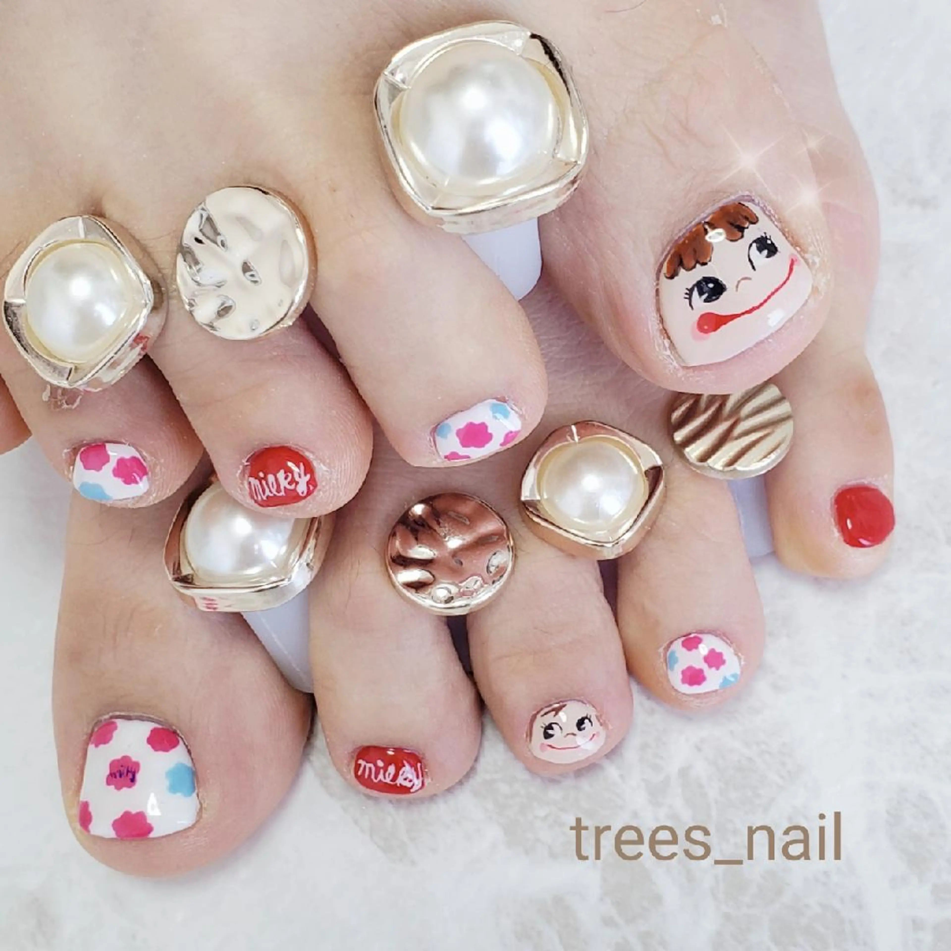 ネイル フットネイル trees_ nailのネイルデザイン