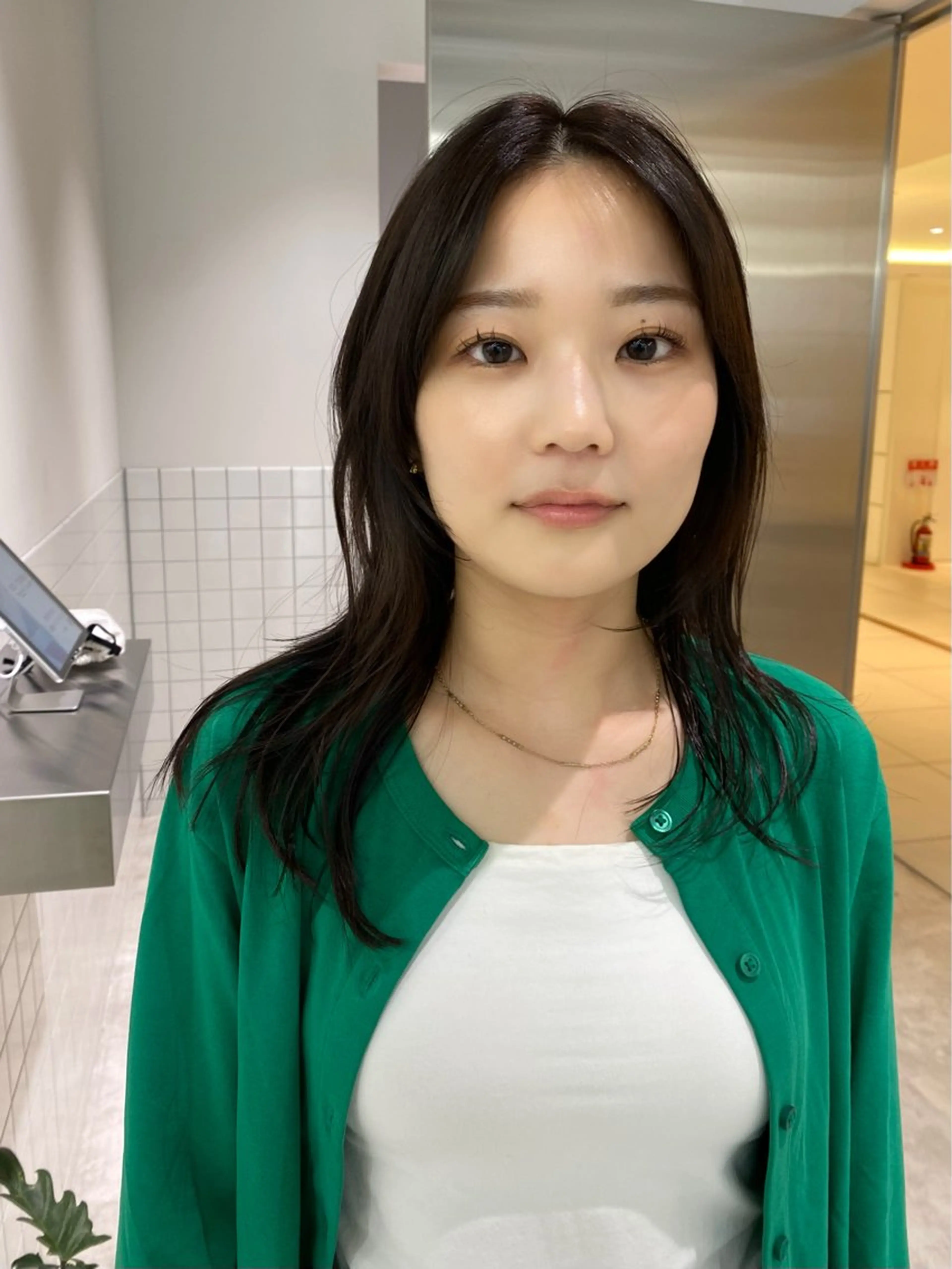 ミディアム カラー レイヤーカット カット ヘアカラー トリートメント 似合わせカット レイヤー/ボブのヘアスタイル