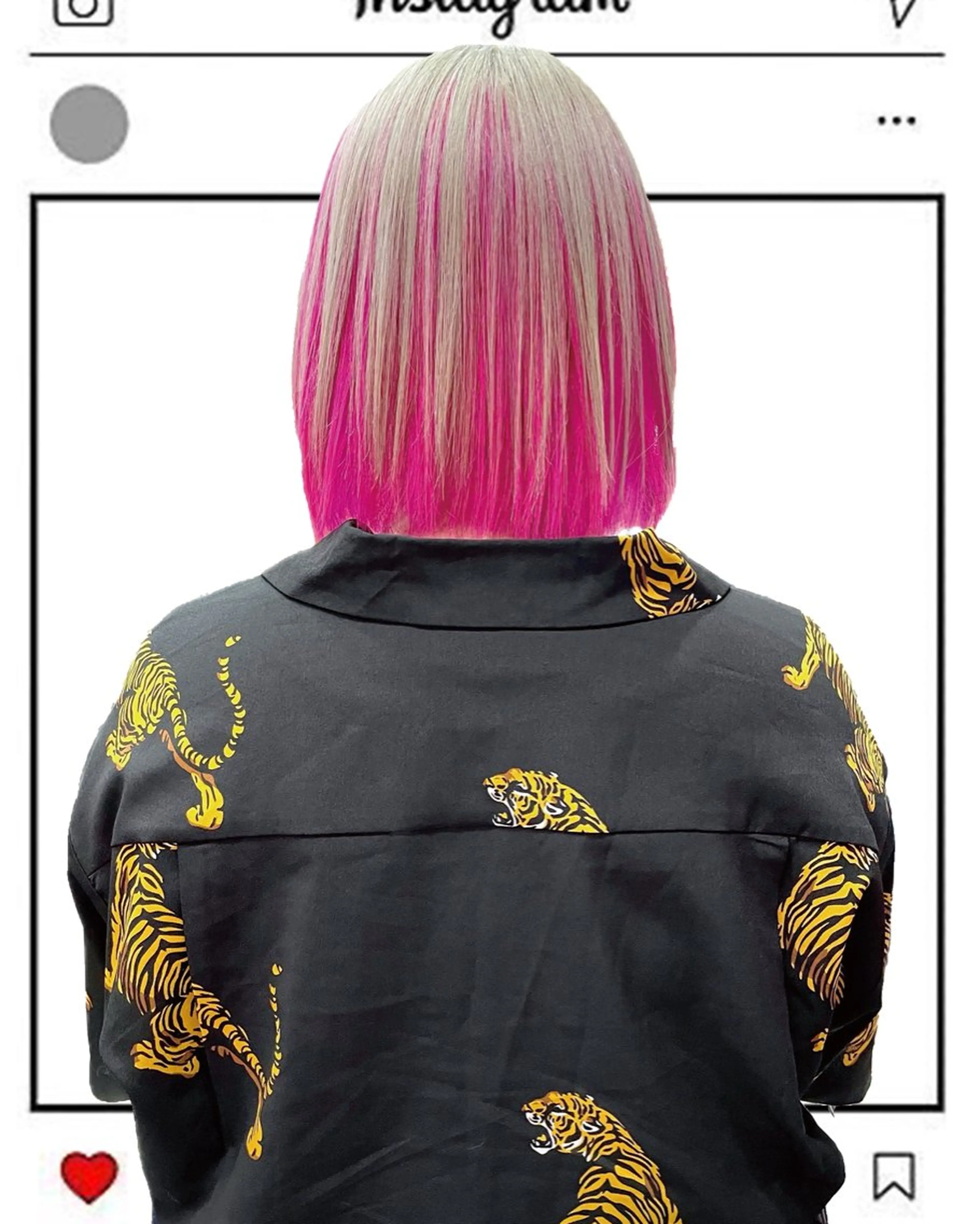 ミディアム カラー ヘアカラー トリートメント Tatsu/newi 大分 ハイトーンのヘアスタイル