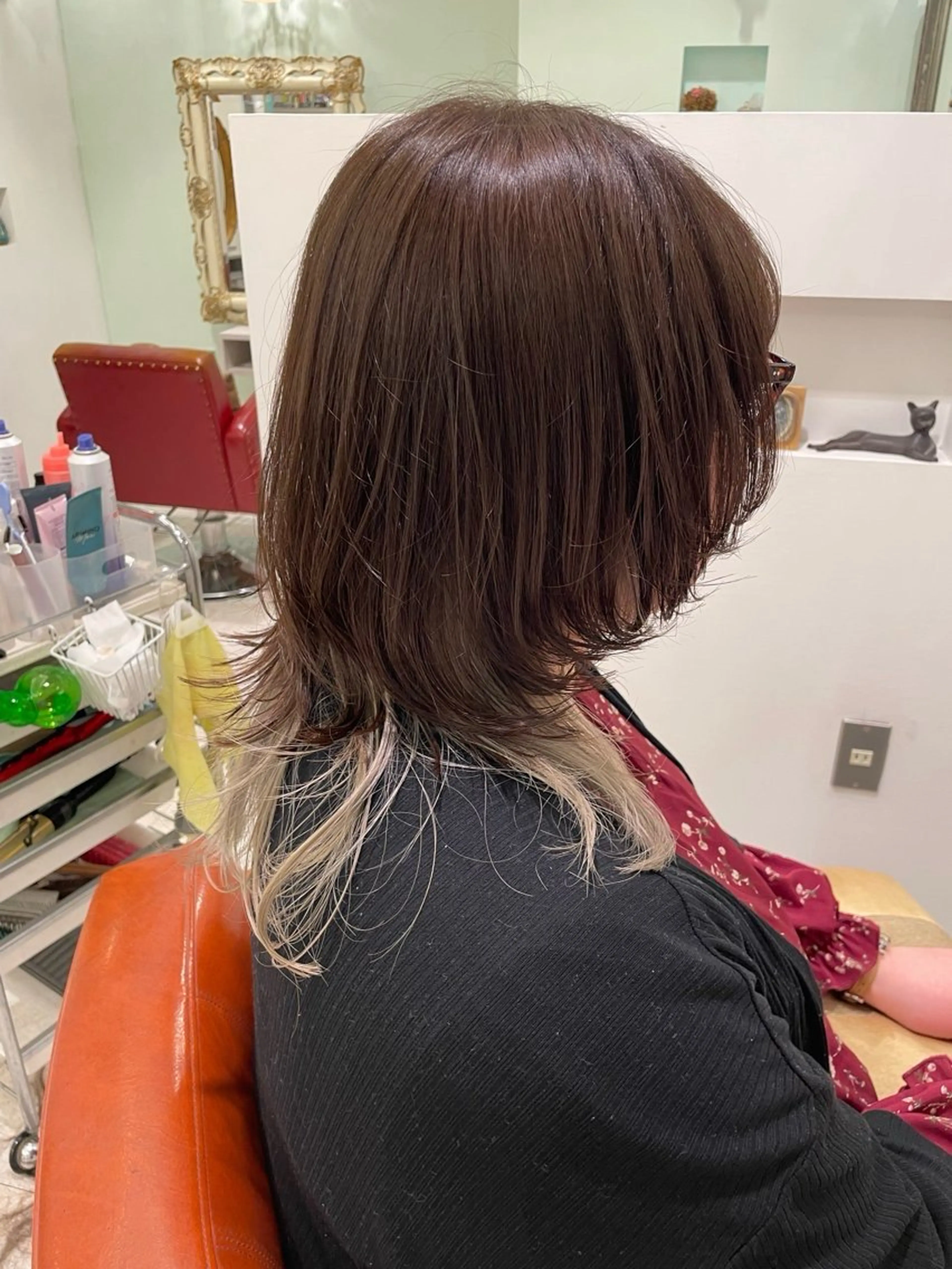 ミディアム レイヤーカット ウルフカット Lita（リタ）所属・十希羽 / Litaのヘアスタイル