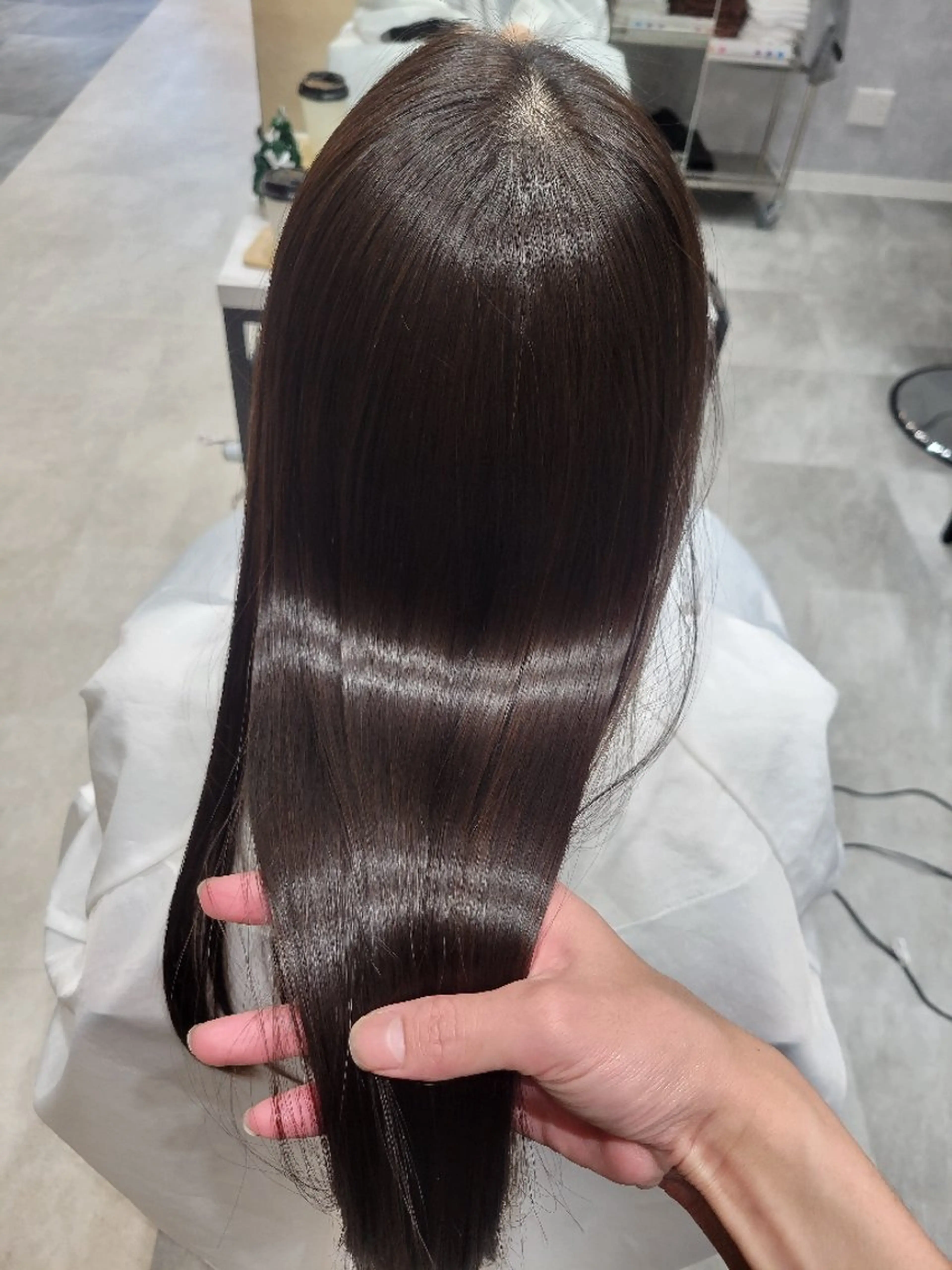 カット+カラー+髪質改善トリートメントの写真