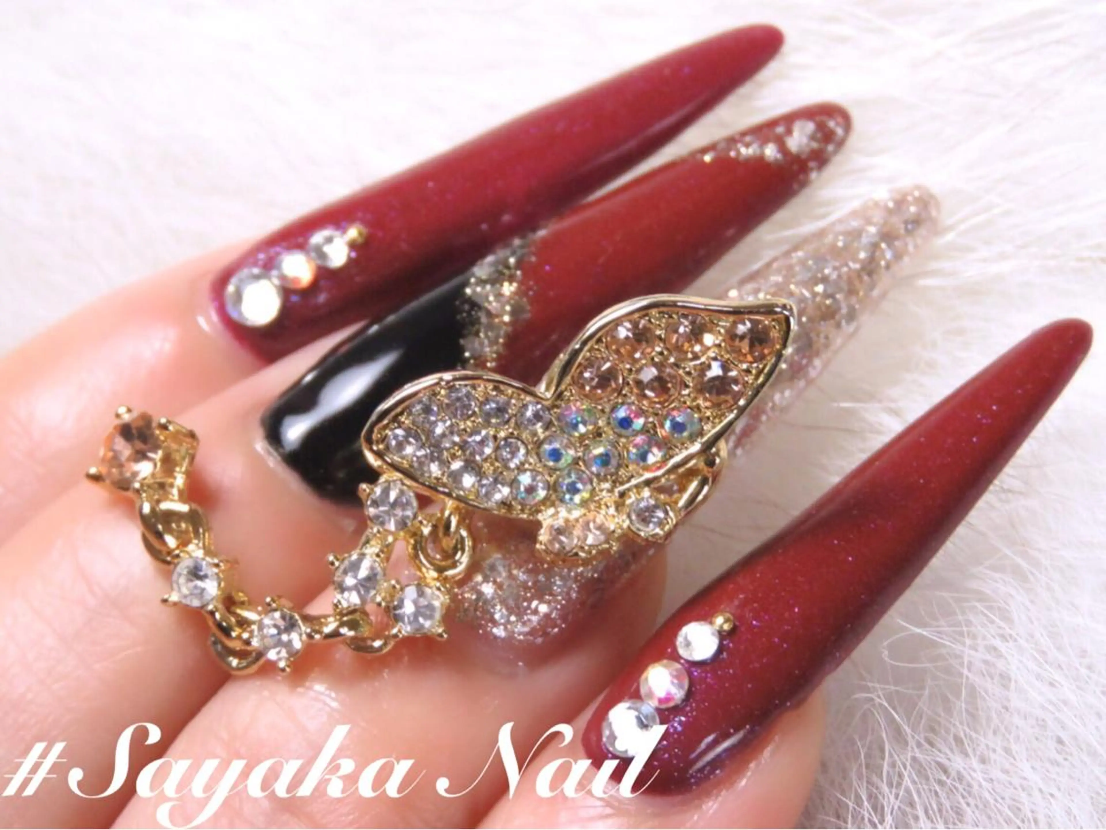 ネイル アートネイル 長さ出し E・N(エン)所属・E・N(エン) eyelashのマツエク・マツパデザイン