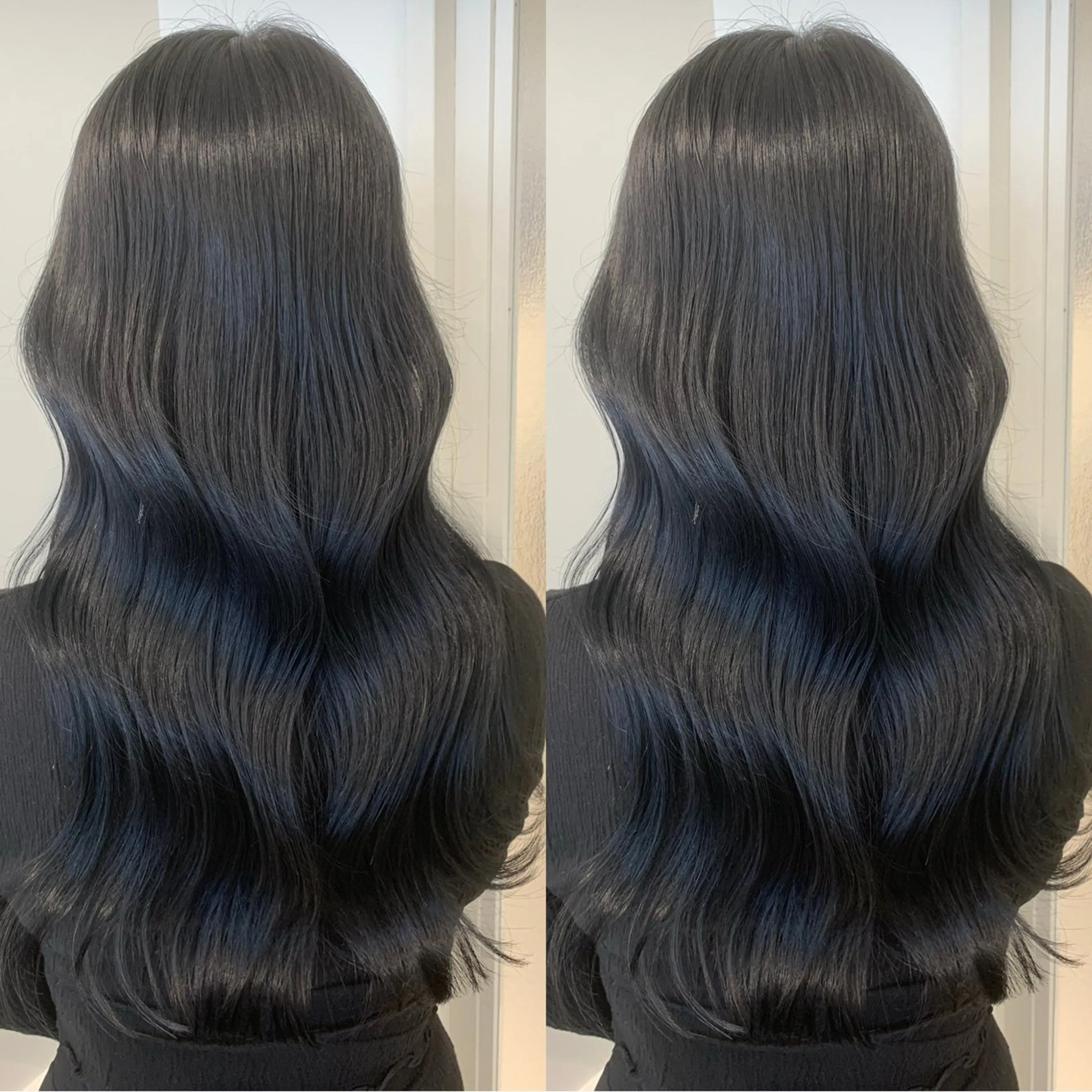 ロング 縮毛矯正/髪質改善 /レイヤー/韓国のヘアスタイル