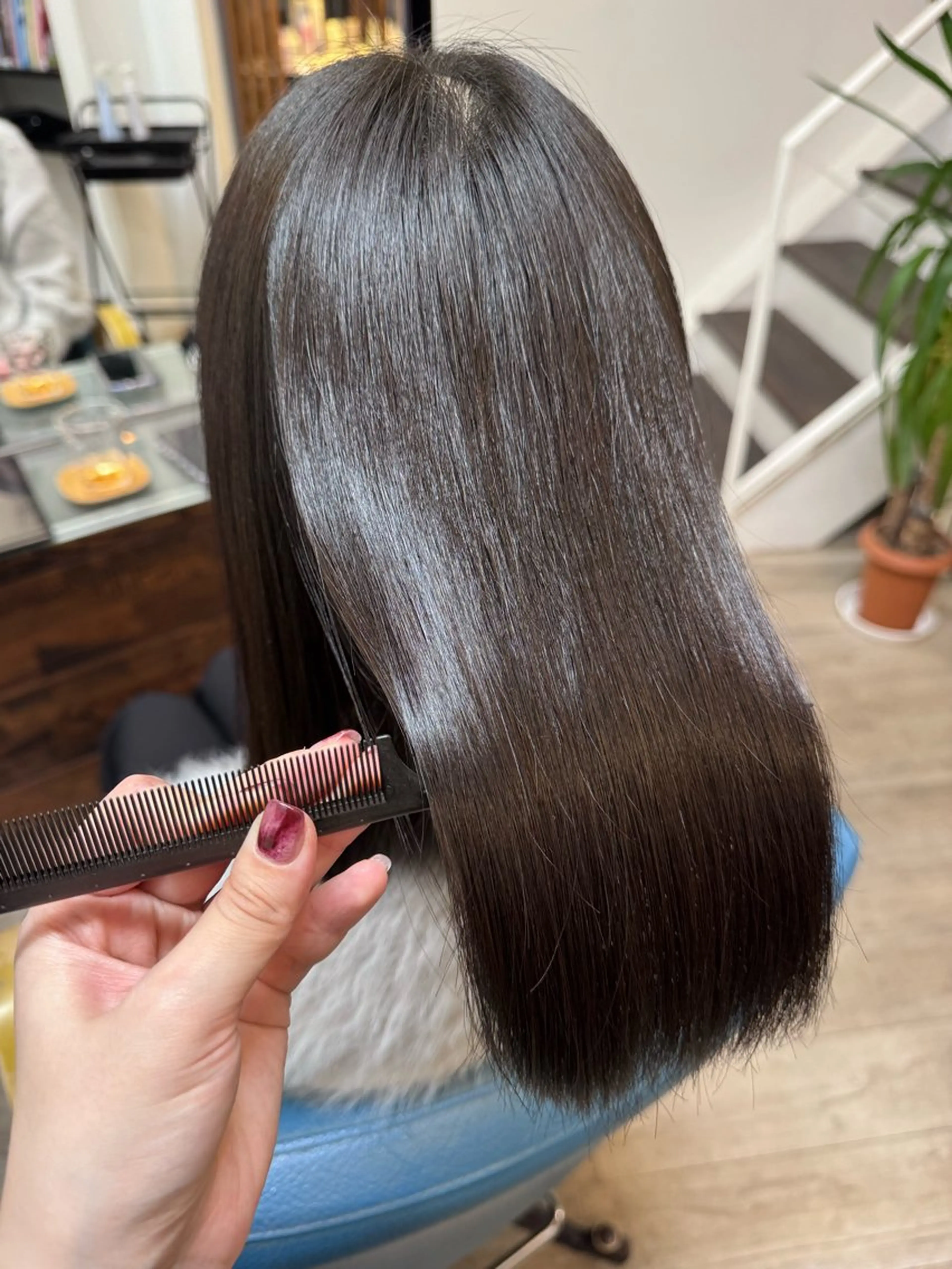 ミディアム 縮毛矯正 縮毛矯正 CHEST 若松 采実の眉毛・アイブロウイメージ