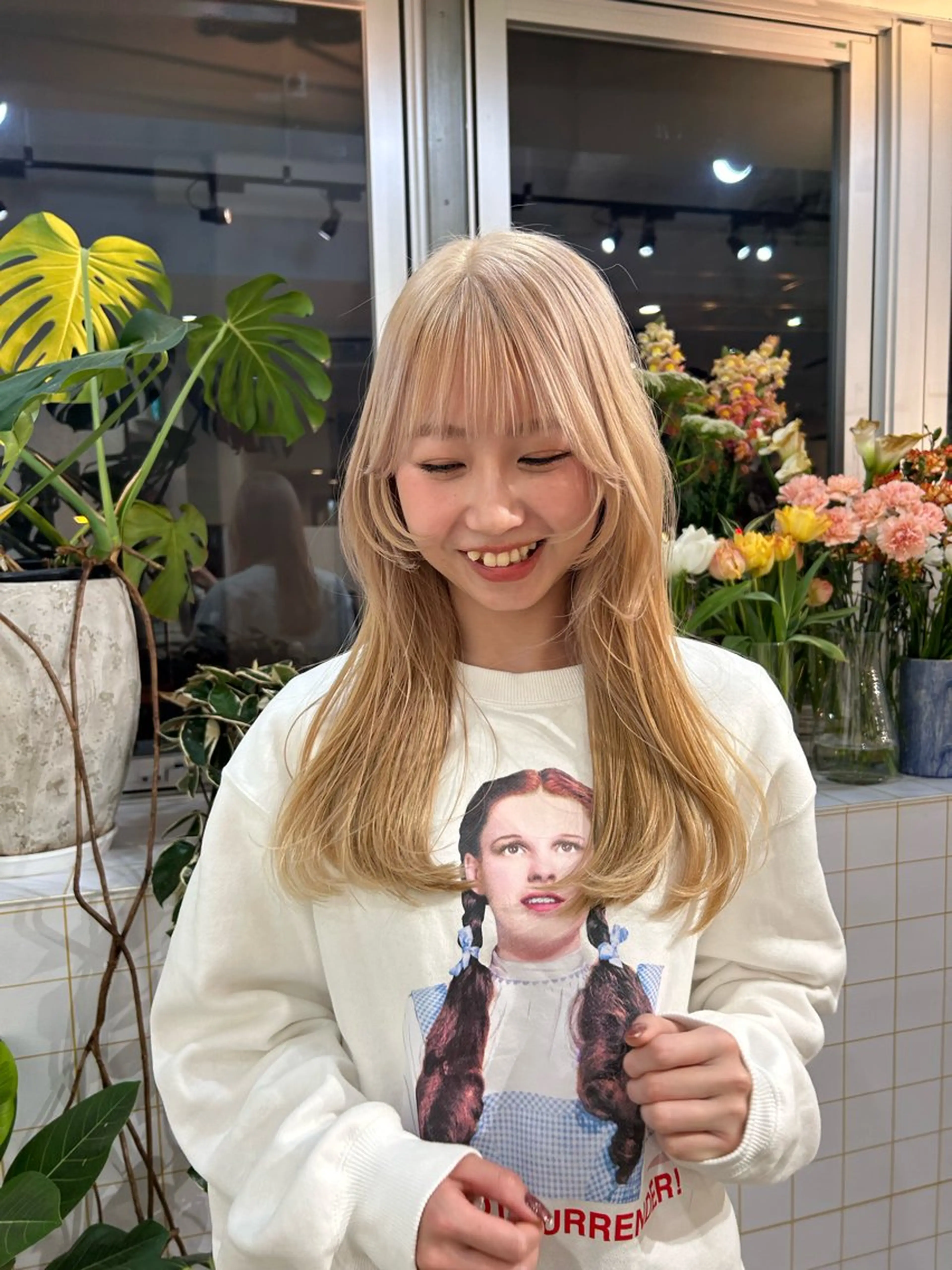 ロング ヘアカラー 梅田/透明感カラー /ひかるのヘアスタイル