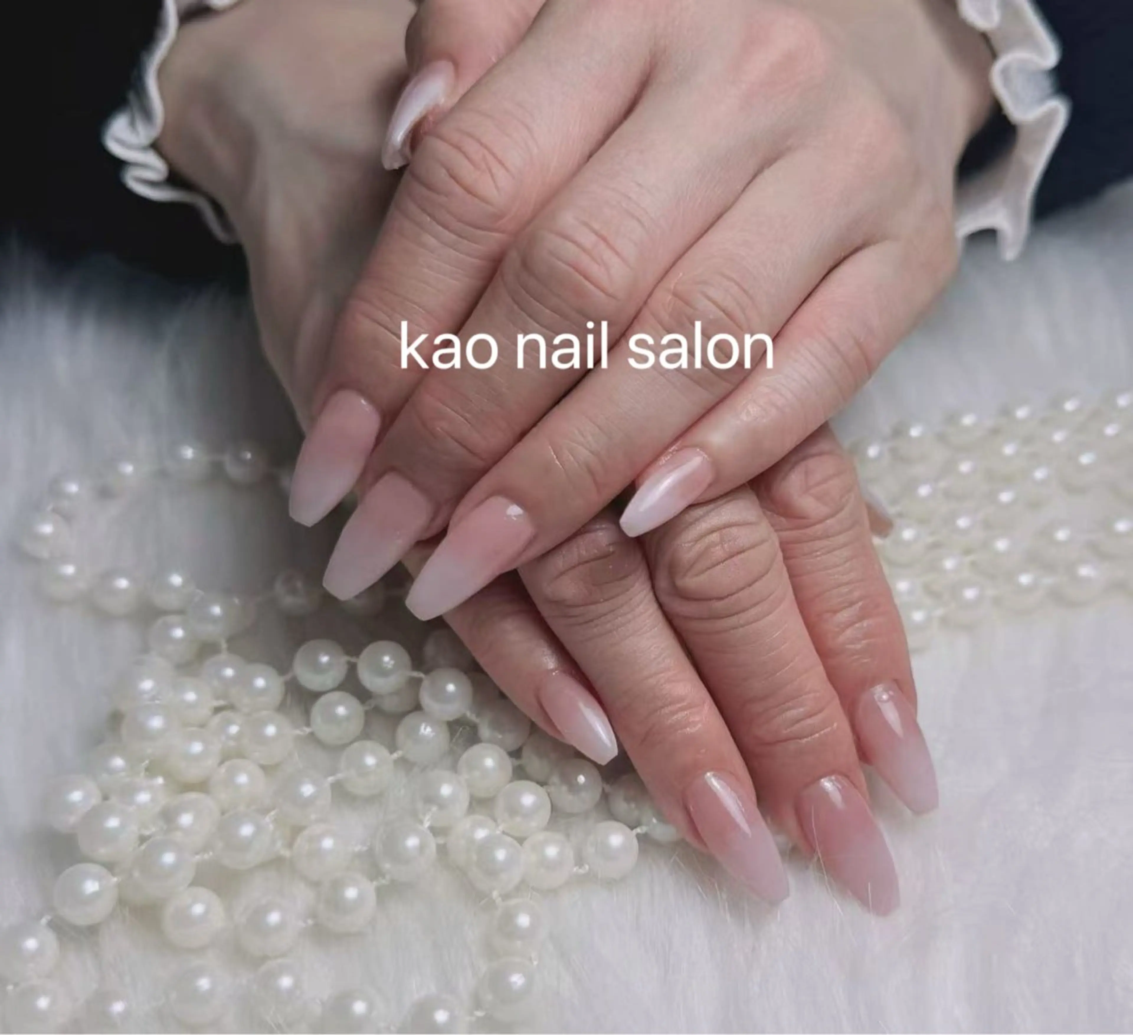 ネイル ハンドネイル kao nail マグネット/長さだしのネイルデザイン