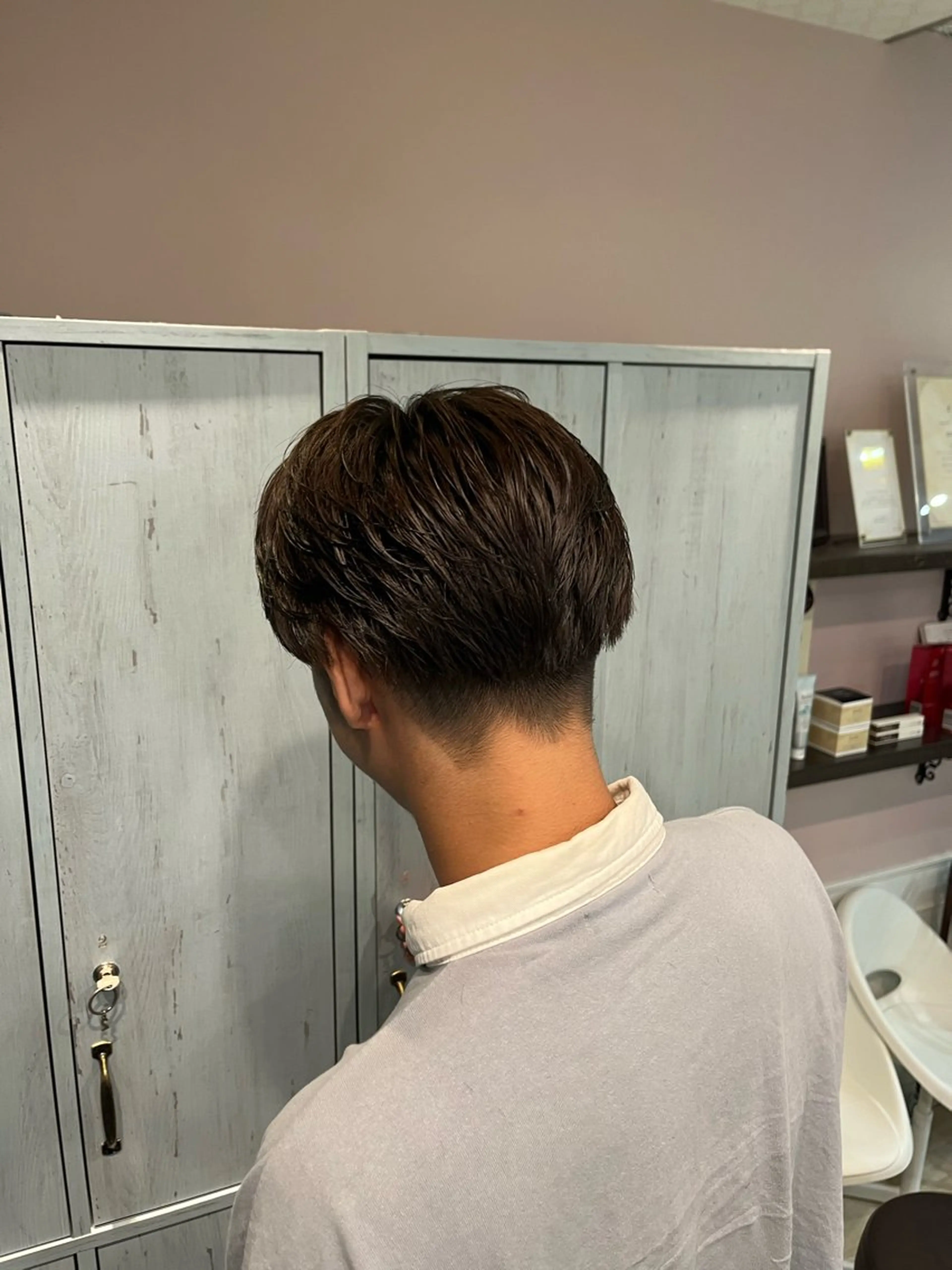 パーマ メンズ メンズパーマ ニュアンスパーマ カット パーマ レイヤー/透明感/髪 質改善/メンズ/佐藤のヘアスタイル