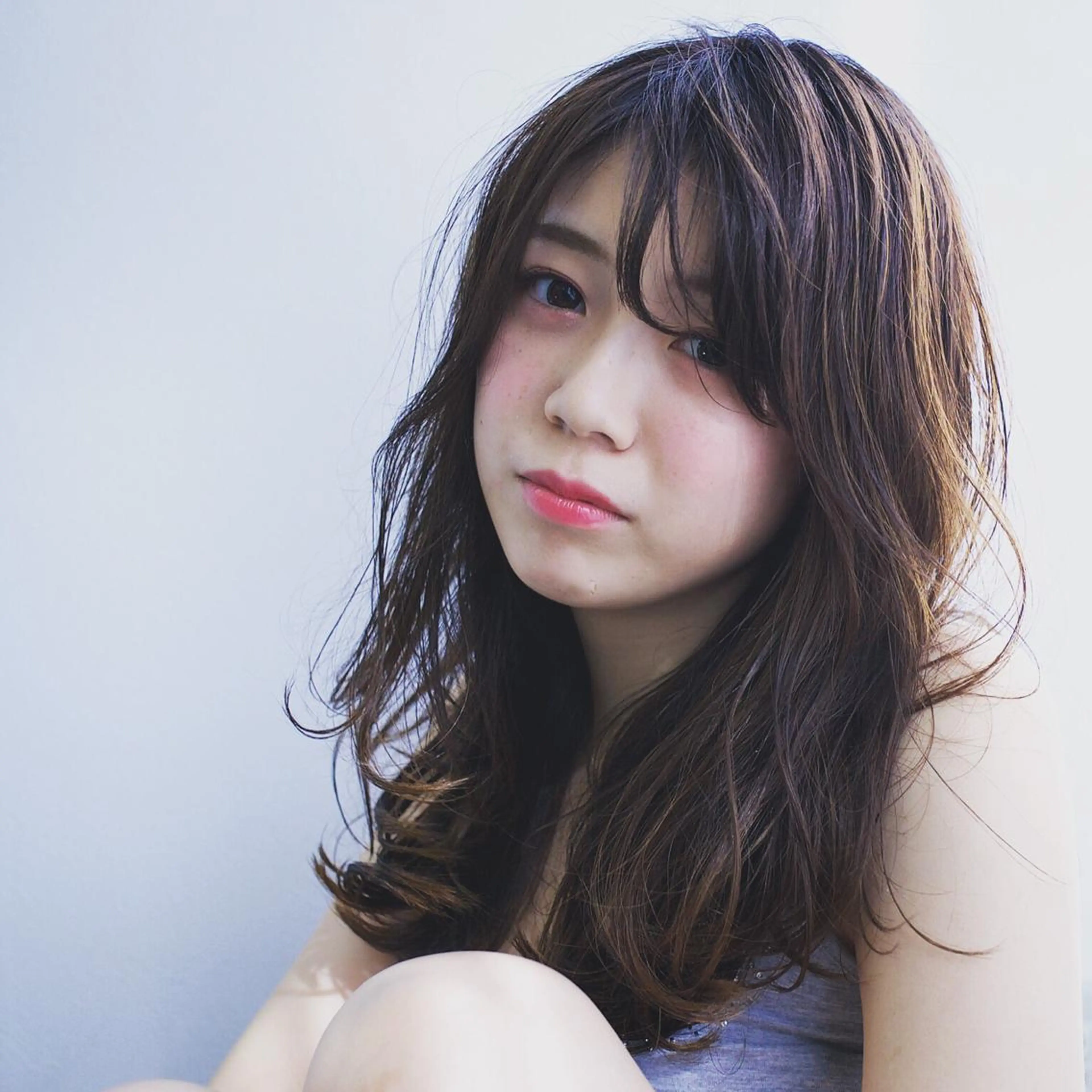 カットモデル+カラーリング+トリートメントの写真