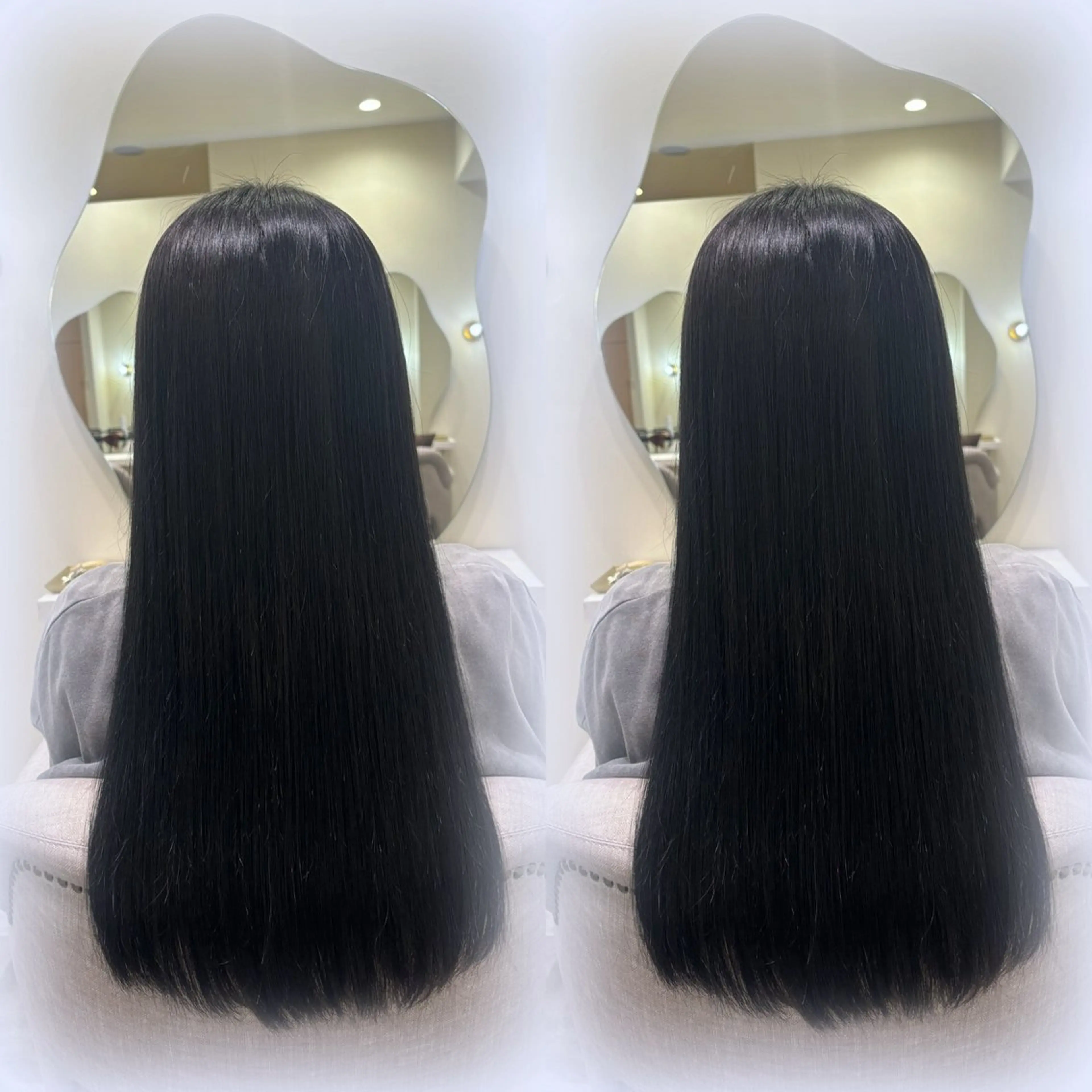 ロング カラー Sugar所属・猪妻 采蘭のヘアスタイル