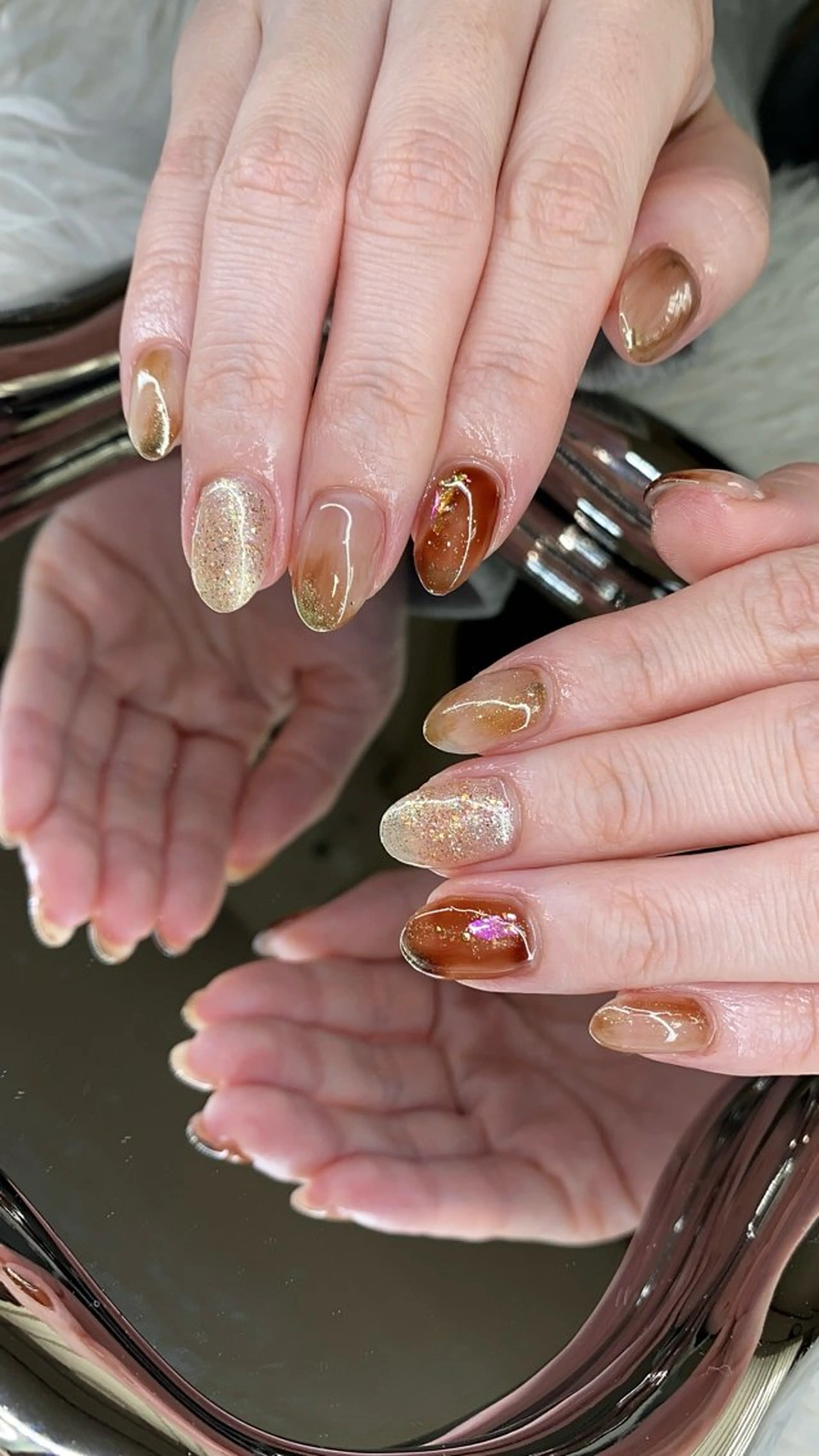 ネイル ハンドネイル n o q r m. n a c h iのネイルデザイン