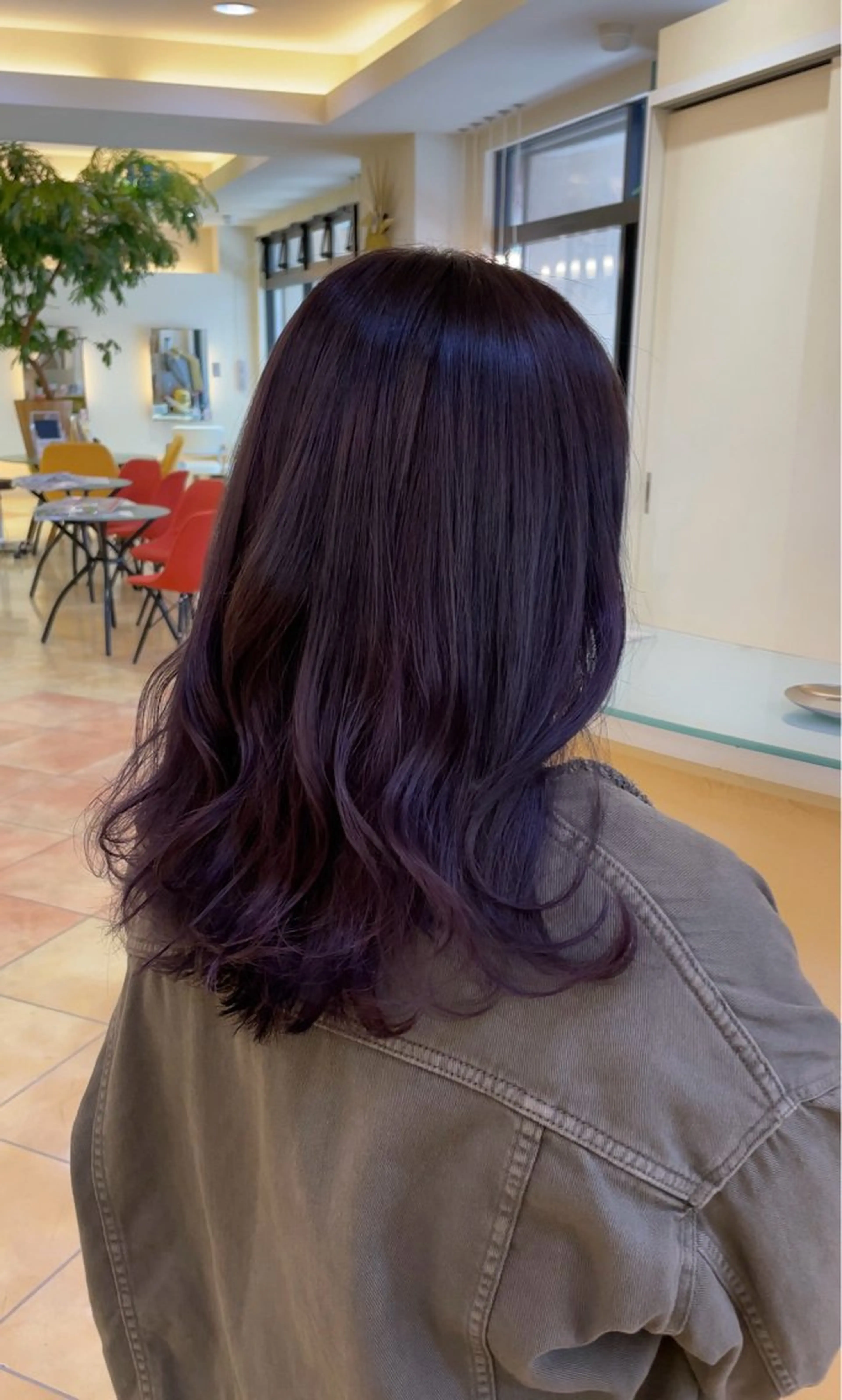 ミディアム 韓国風ヘア トリートメント カット ヘアカラー トリートメント 池田 早穂のヘアスタイル