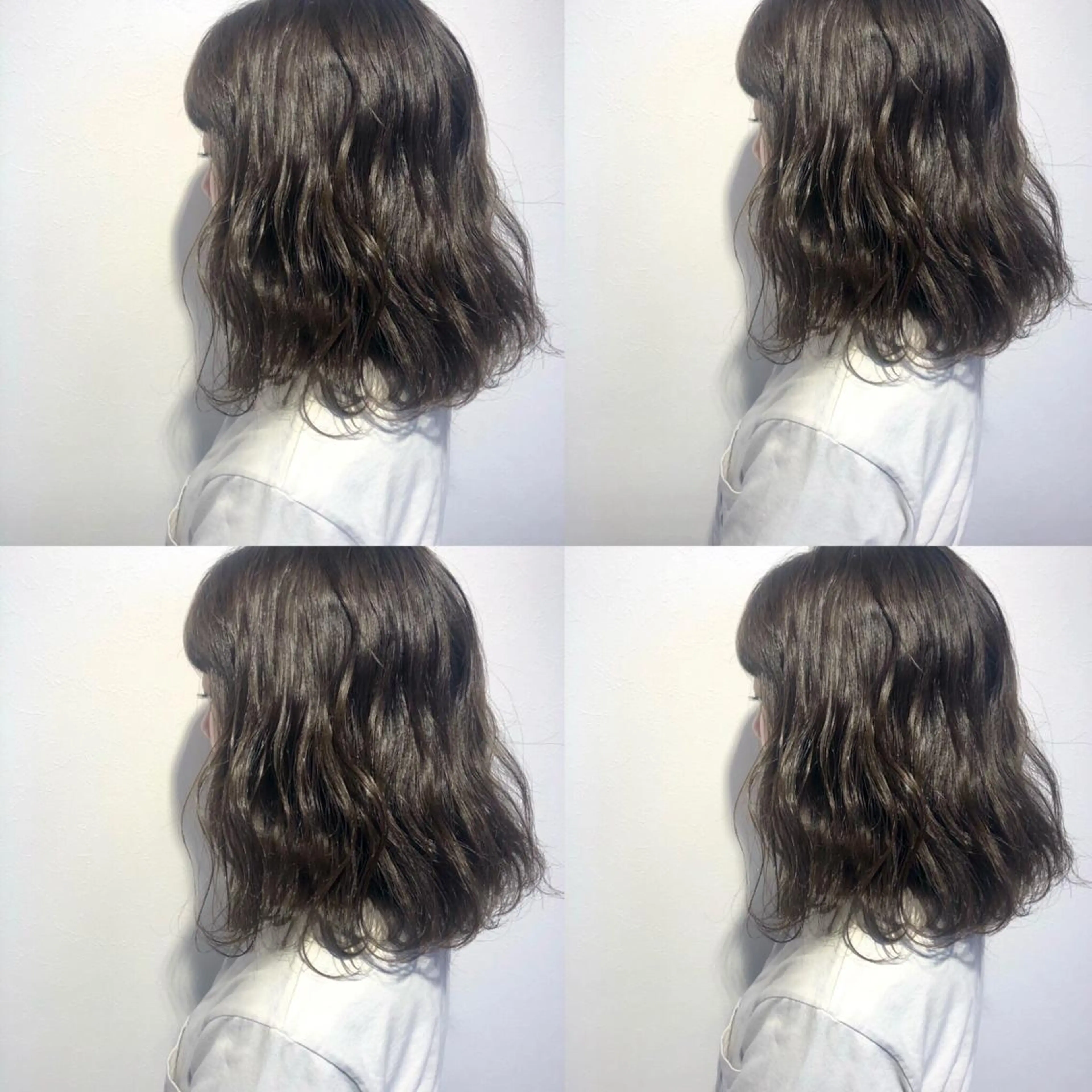 ミディアム カラー カット ヘアカラー トリートメント ♡美髪•艶髪♡砂川 なつきのヘアスタイル