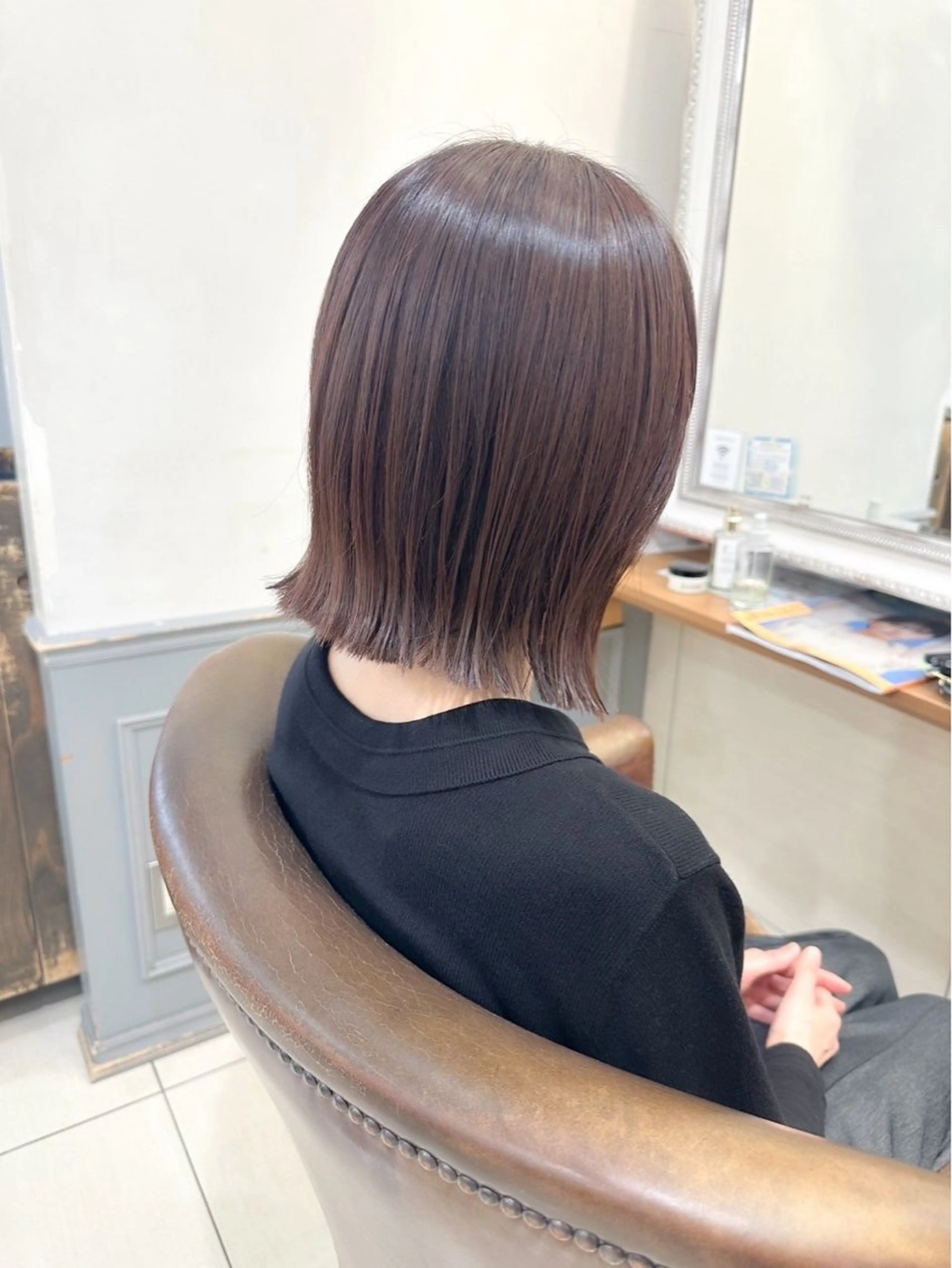 ワンカラー🪽(ブリーチなし)+2stepトリートメント🪽の写真