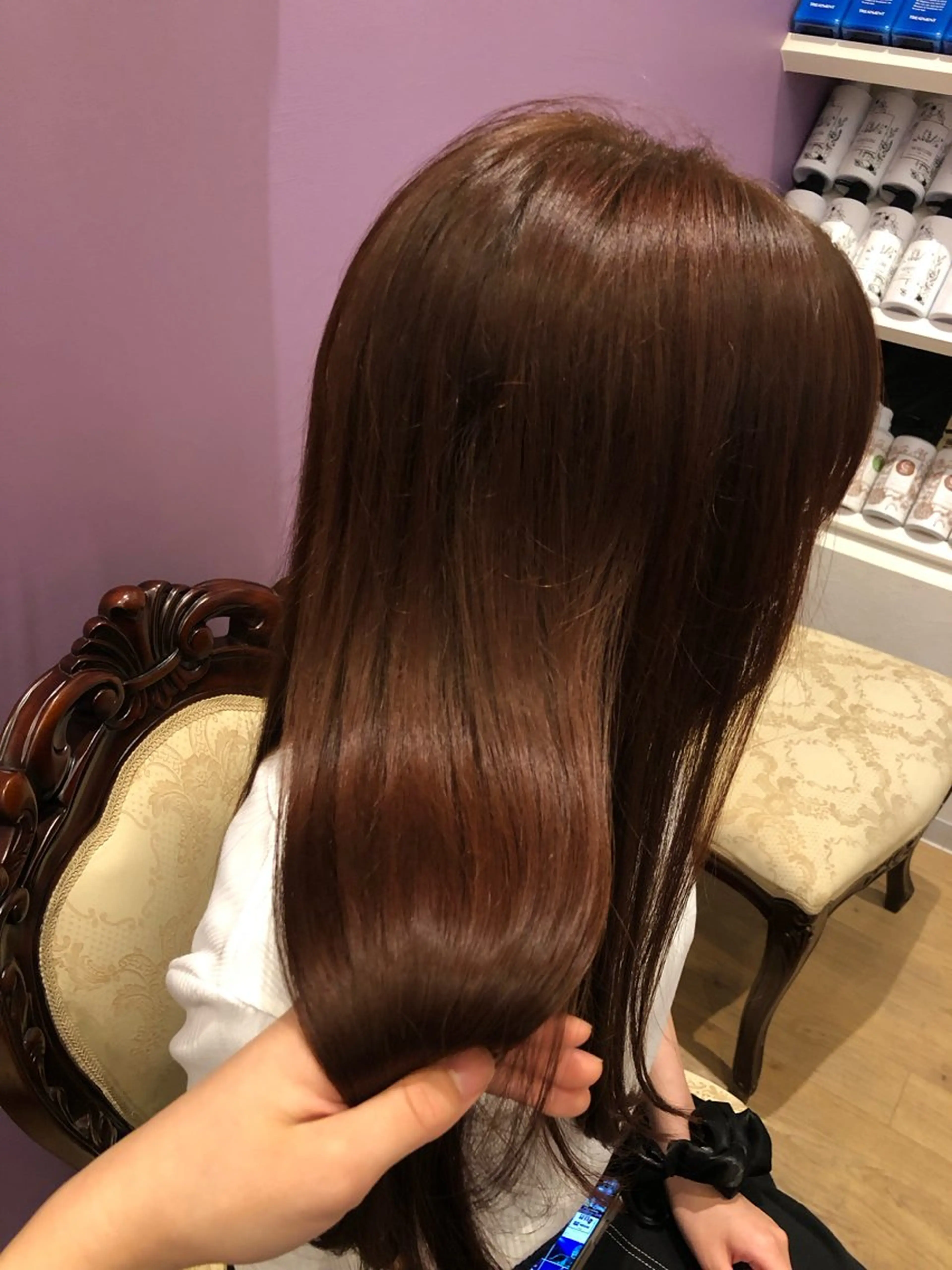 ロング カラー 今中 紗英のヘアスタイル