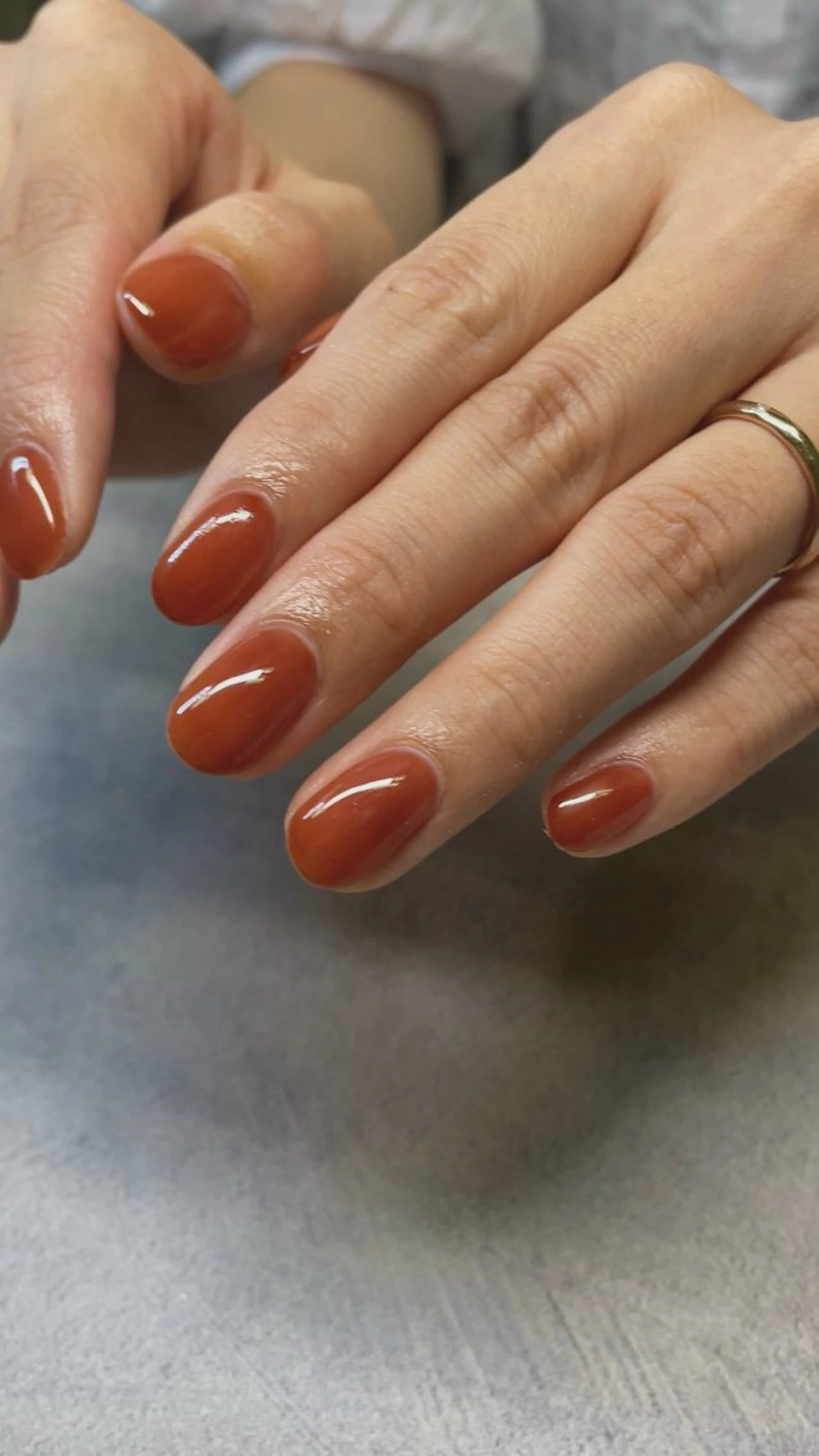 (オフあり)HAND.ワンカラー✨フィルイン対応◎ シンプルで上品なオフィスネイルにもおすすめです💅の写真