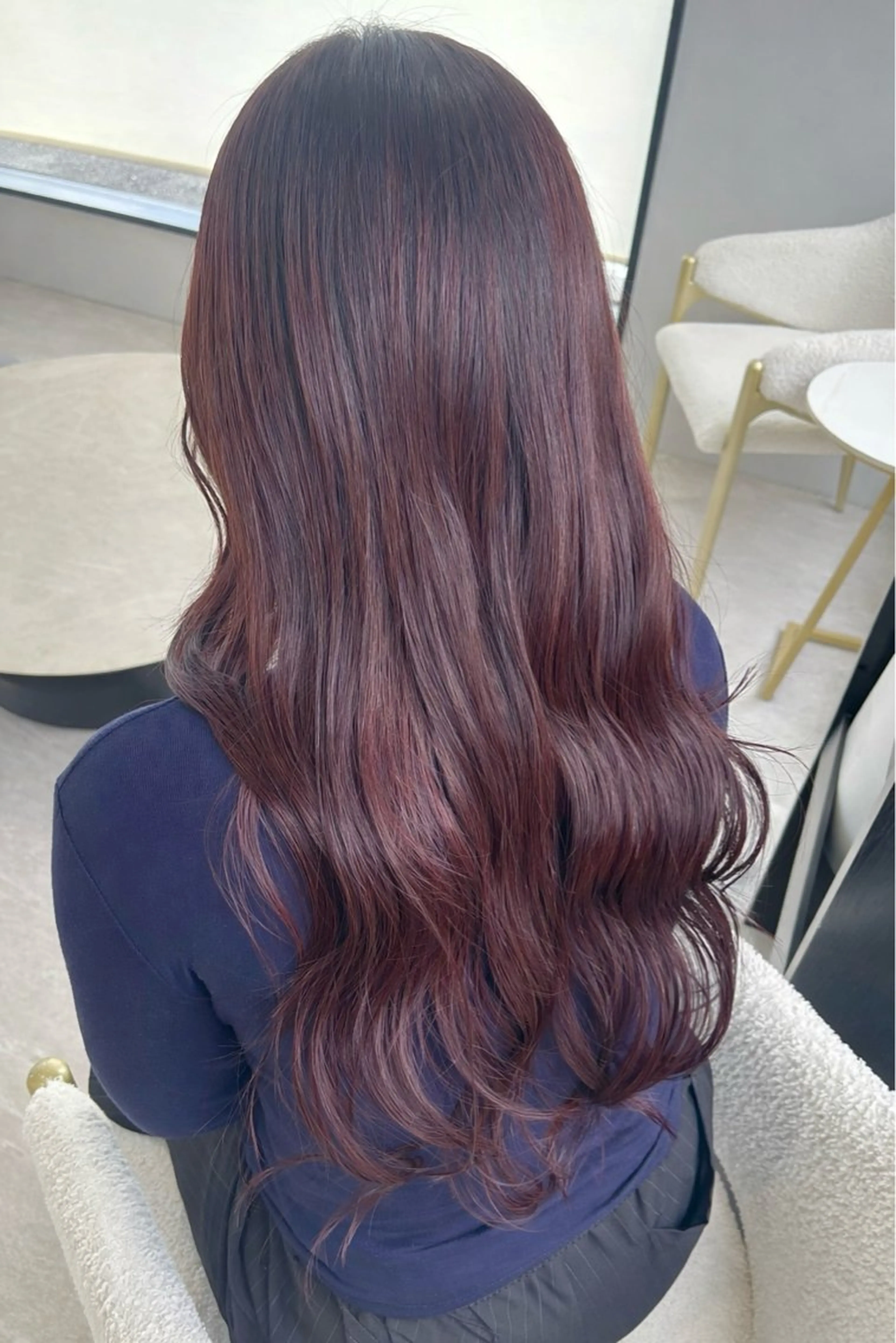 ロング ヘアカラー トリートメント 池田 なな美のヘアスタイル