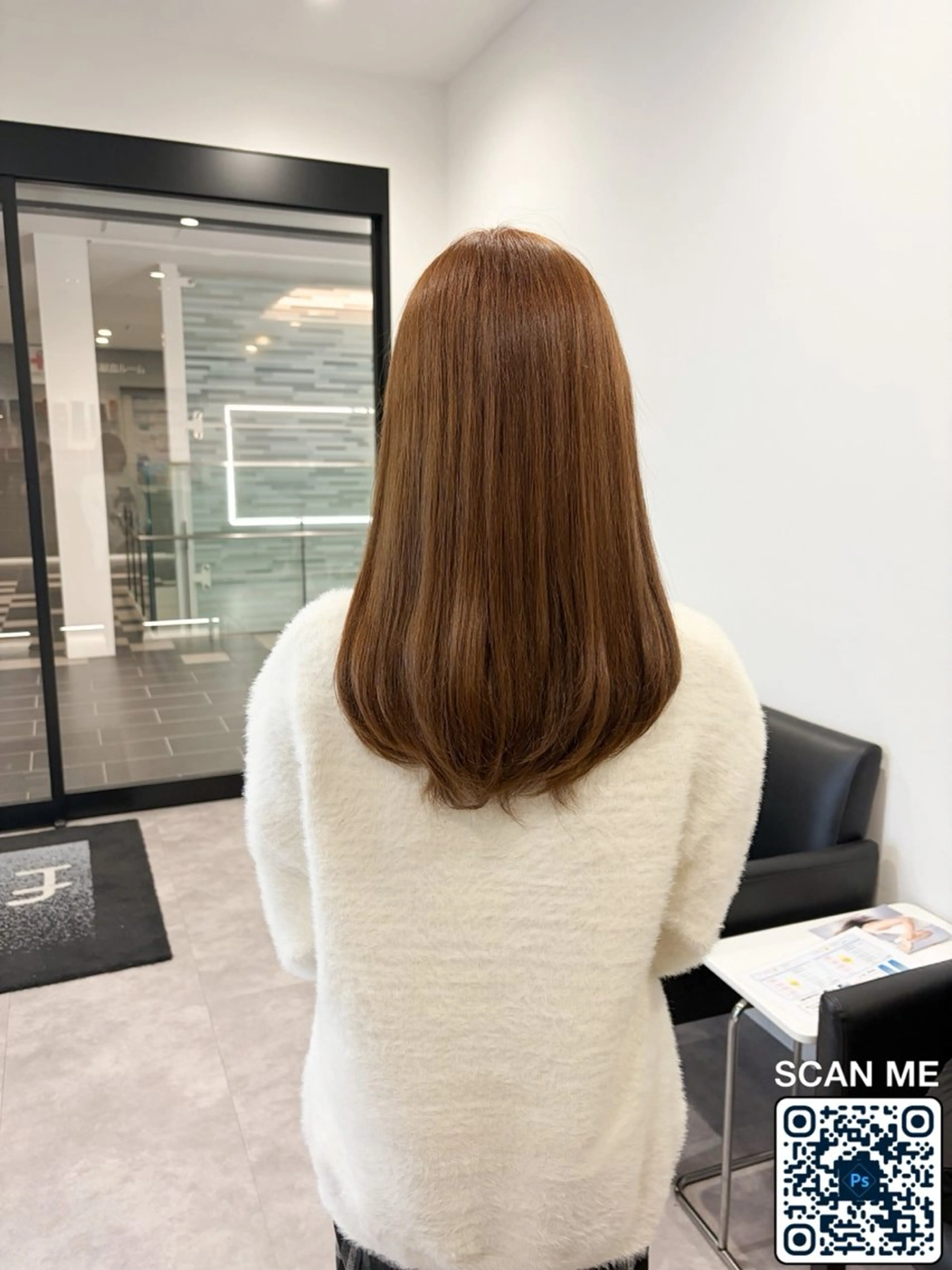 セミロング hair&make first 郡山駅前店所属・高宮 ひいなのヘアスタイル