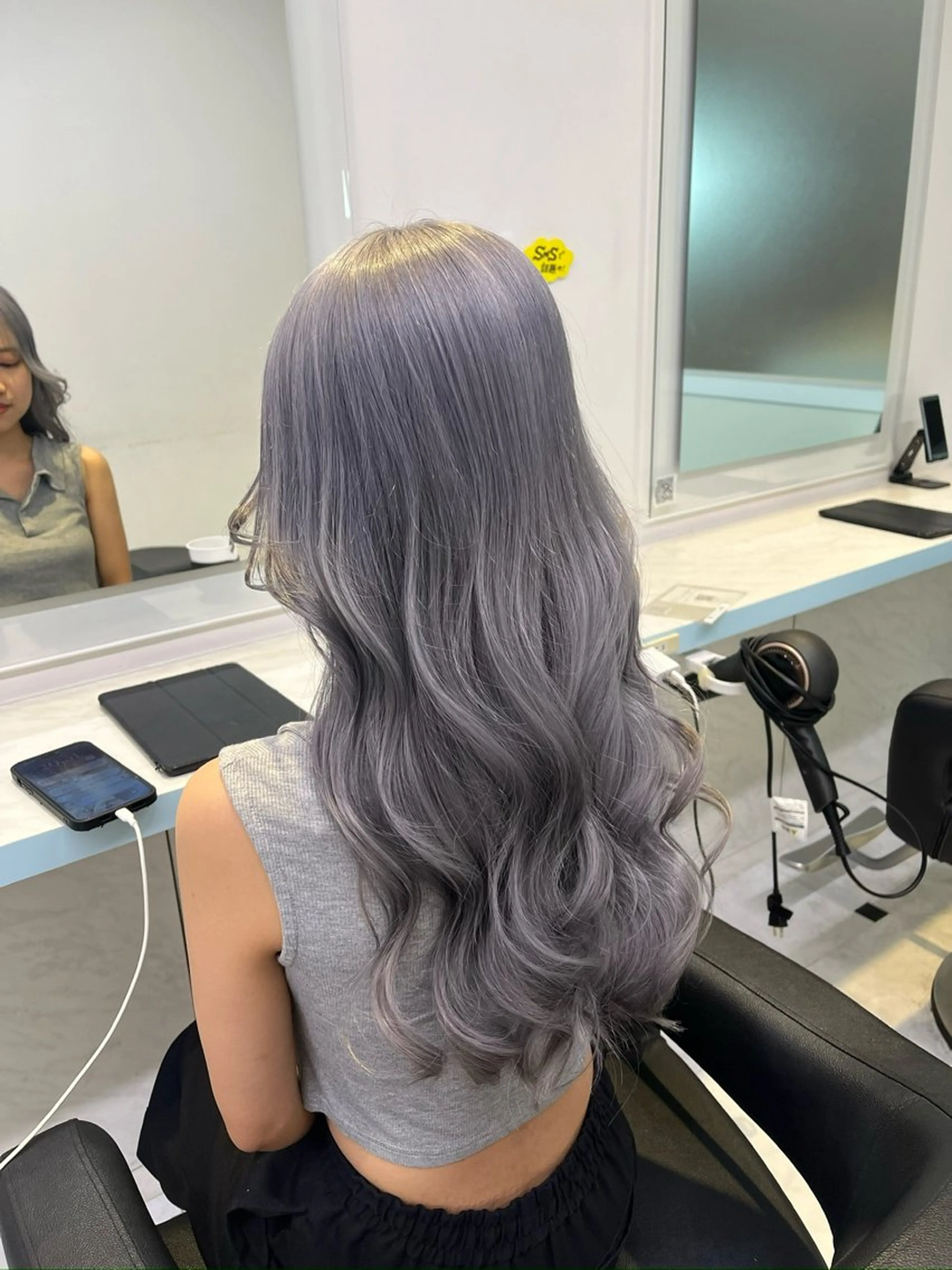 ロング カラー ヘアカラー トリートメント ブリーチカラー 🩵MIZUKIのヘアスタイル