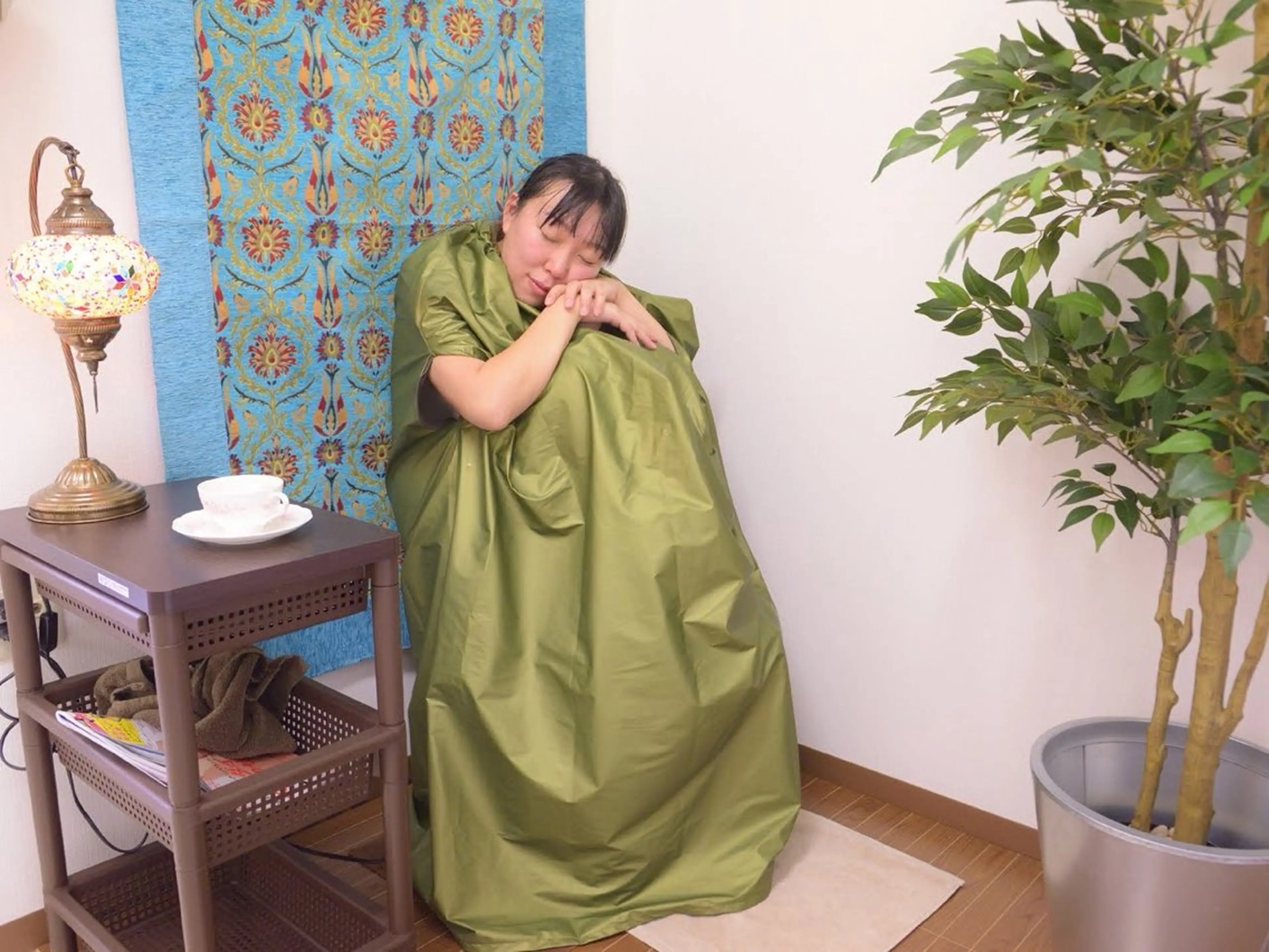 女性に嬉しい漢方よもぎ蒸し30分。冷え・むくみ・コリ・免疫&代謝↑の写真