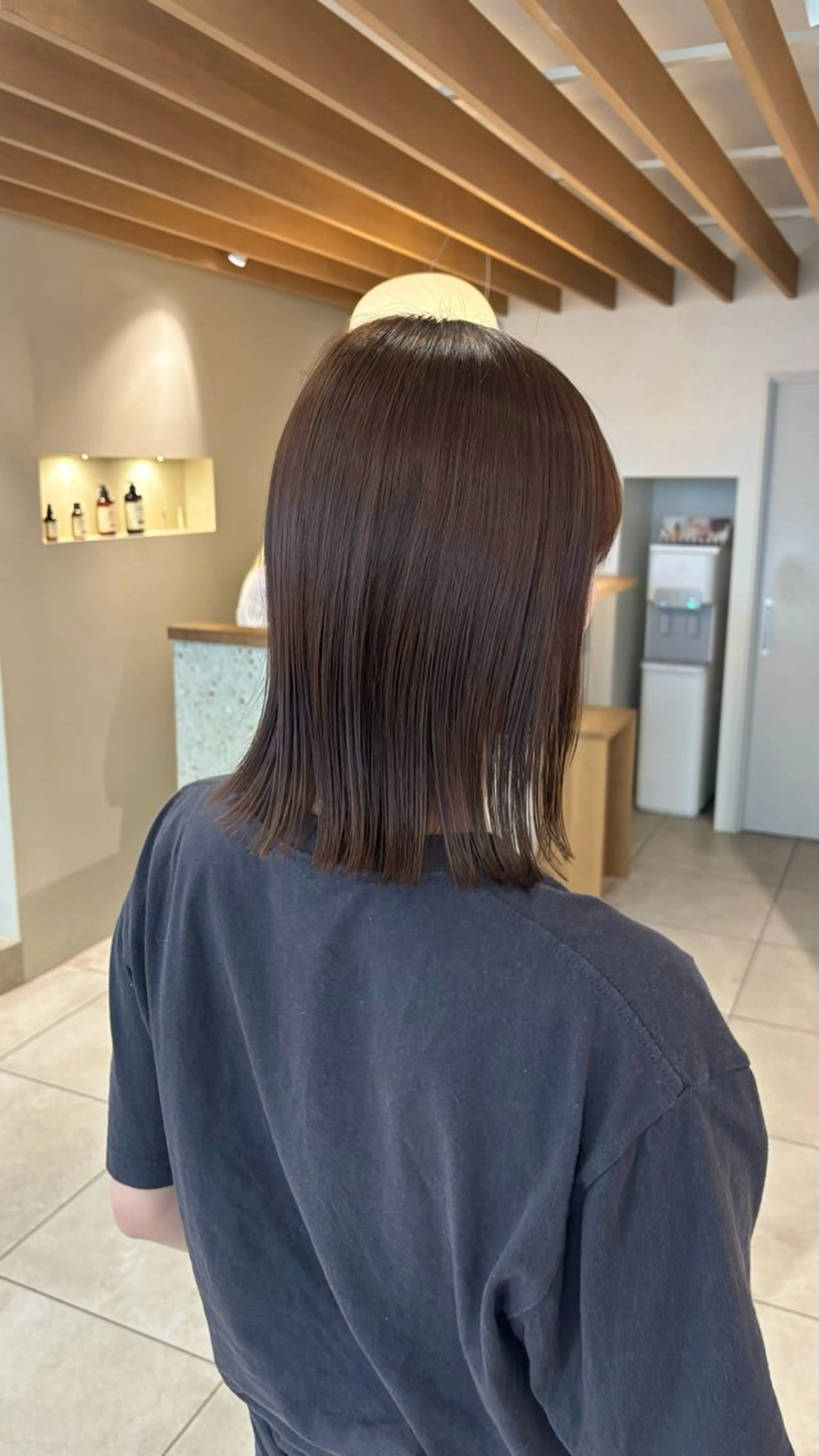 ミディアム カラー ブラウンカラー Buddyhair LEAP所属・ひいろ パーマ/ダブルカラーのヘアスタイル