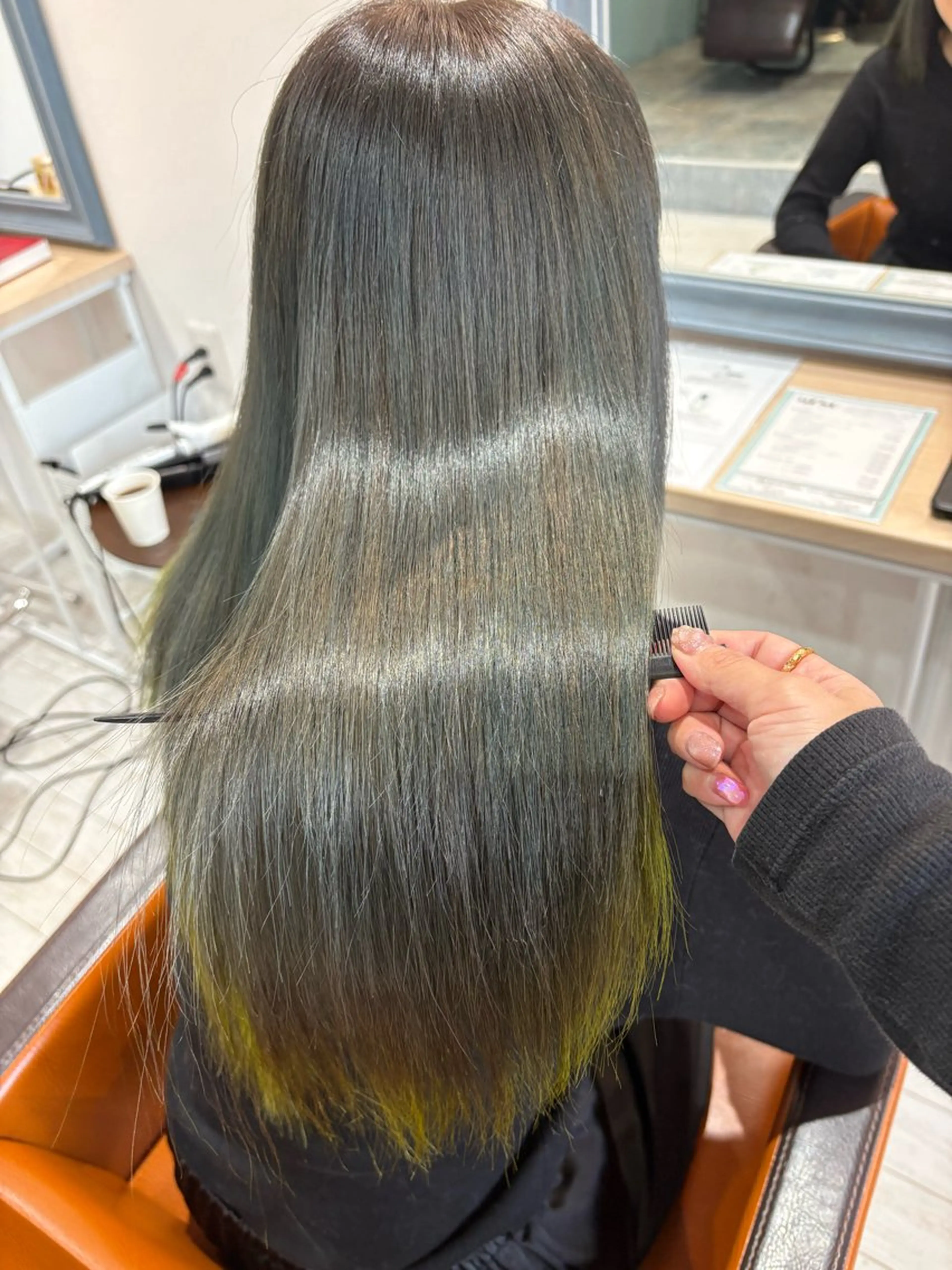 ロング カット ヘアカラー トリートメント ✨️💎山口 真依💎✨️のヘアスタイル