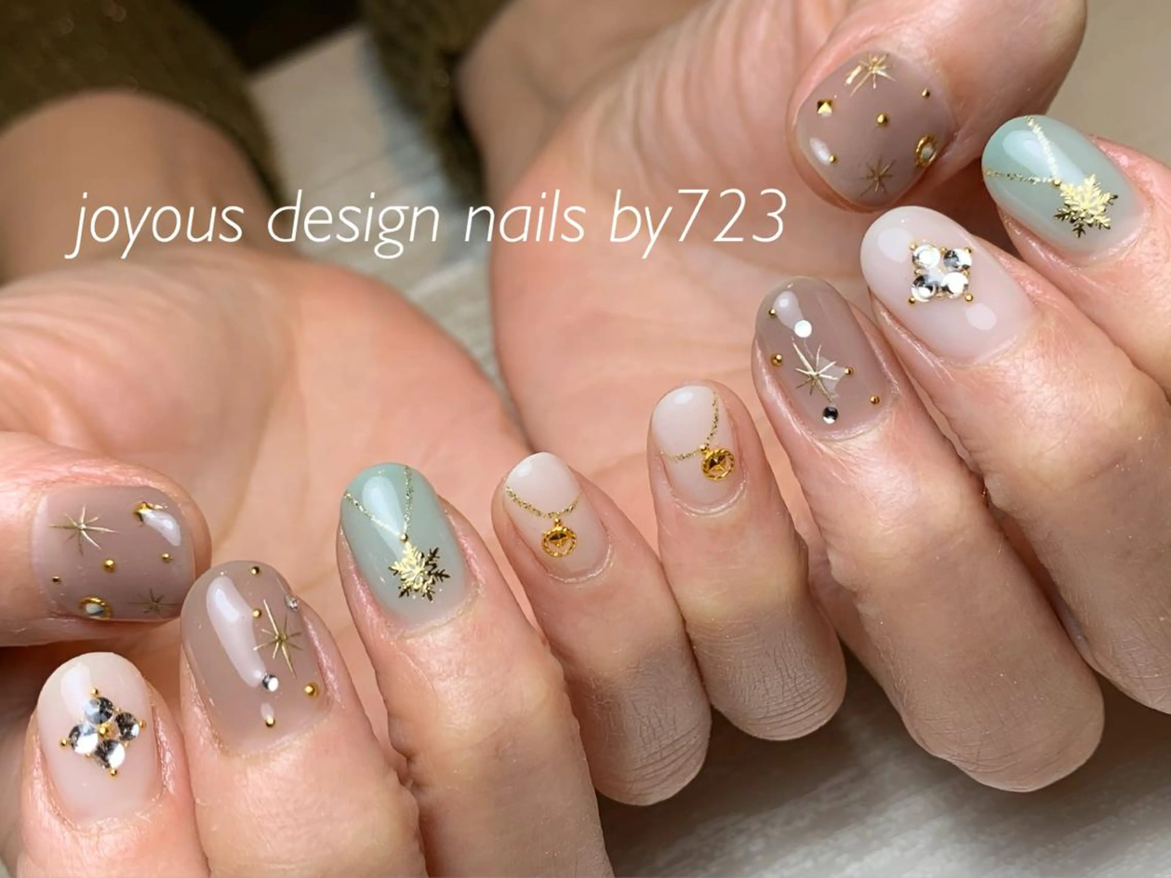 ネイル 持ち込み ハンドネイル jdn natsumiのネイルデザイン