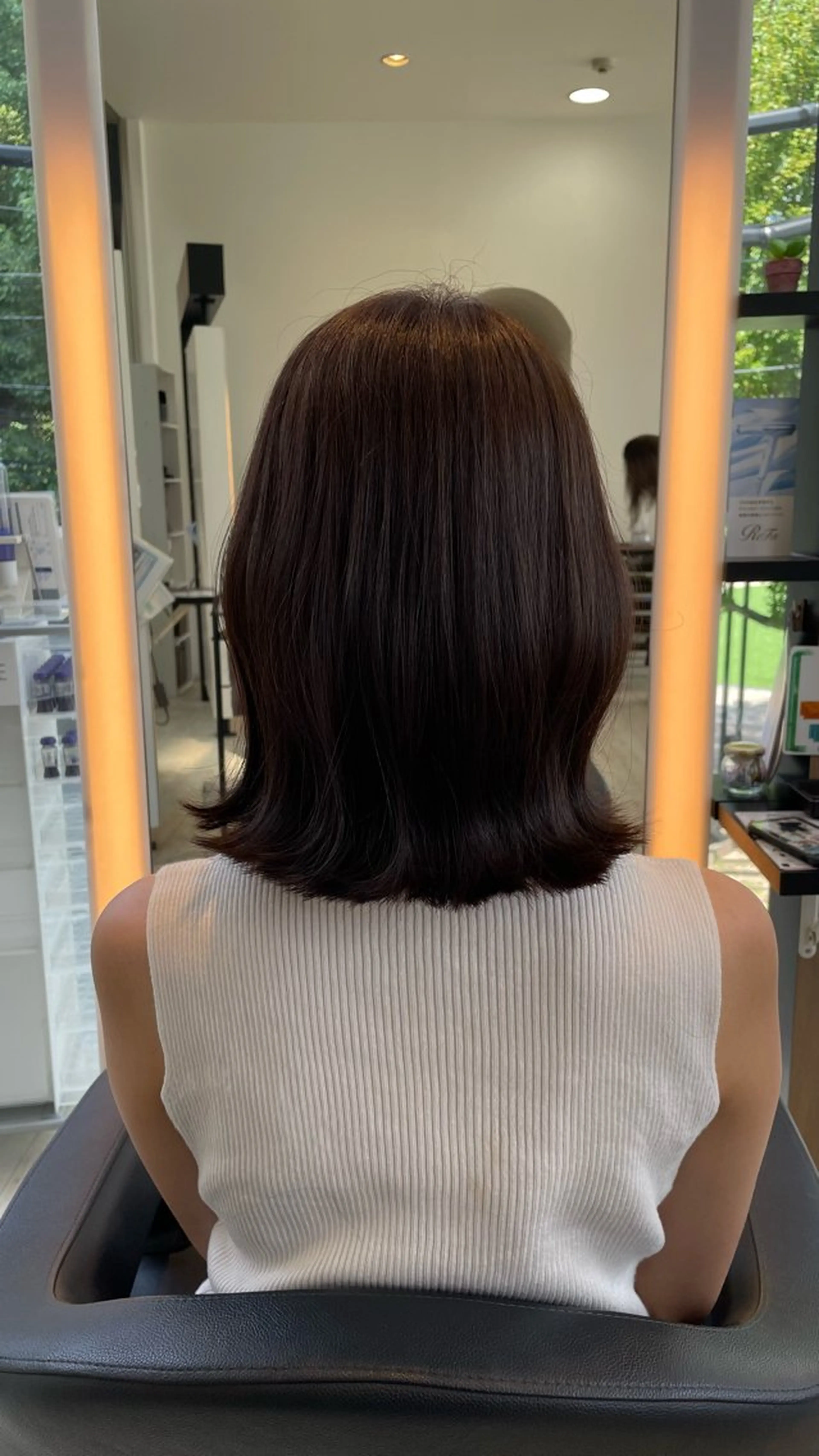 ショート カラー ブラウンカラー くびれヘア カット ヘアカラー トリートメント ブリーチ/髪質改善/ ハイトーン/暖色のヘアスタイル