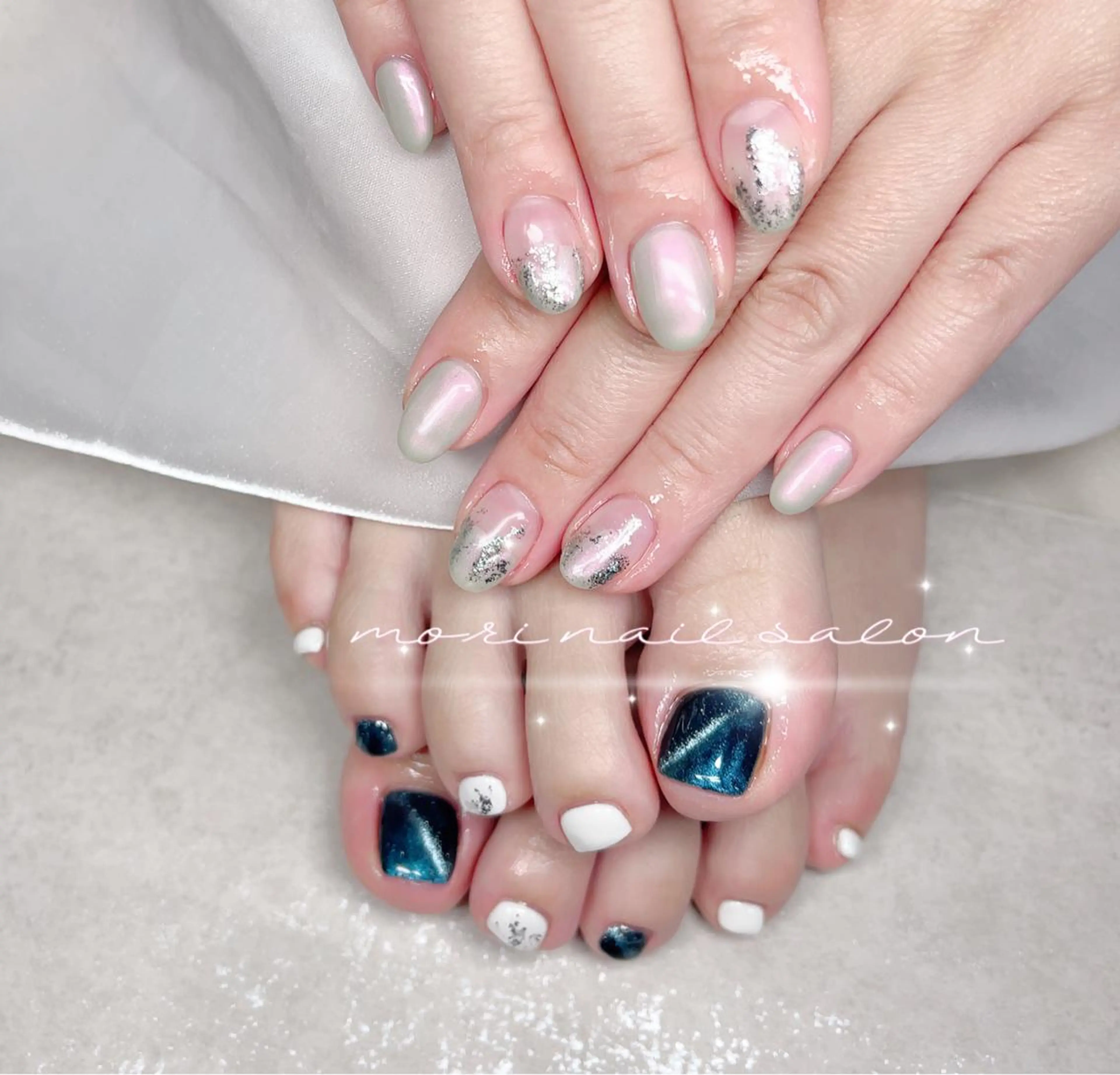 ネイル フットネイル 森 ネイルサロンのネイルデザイン