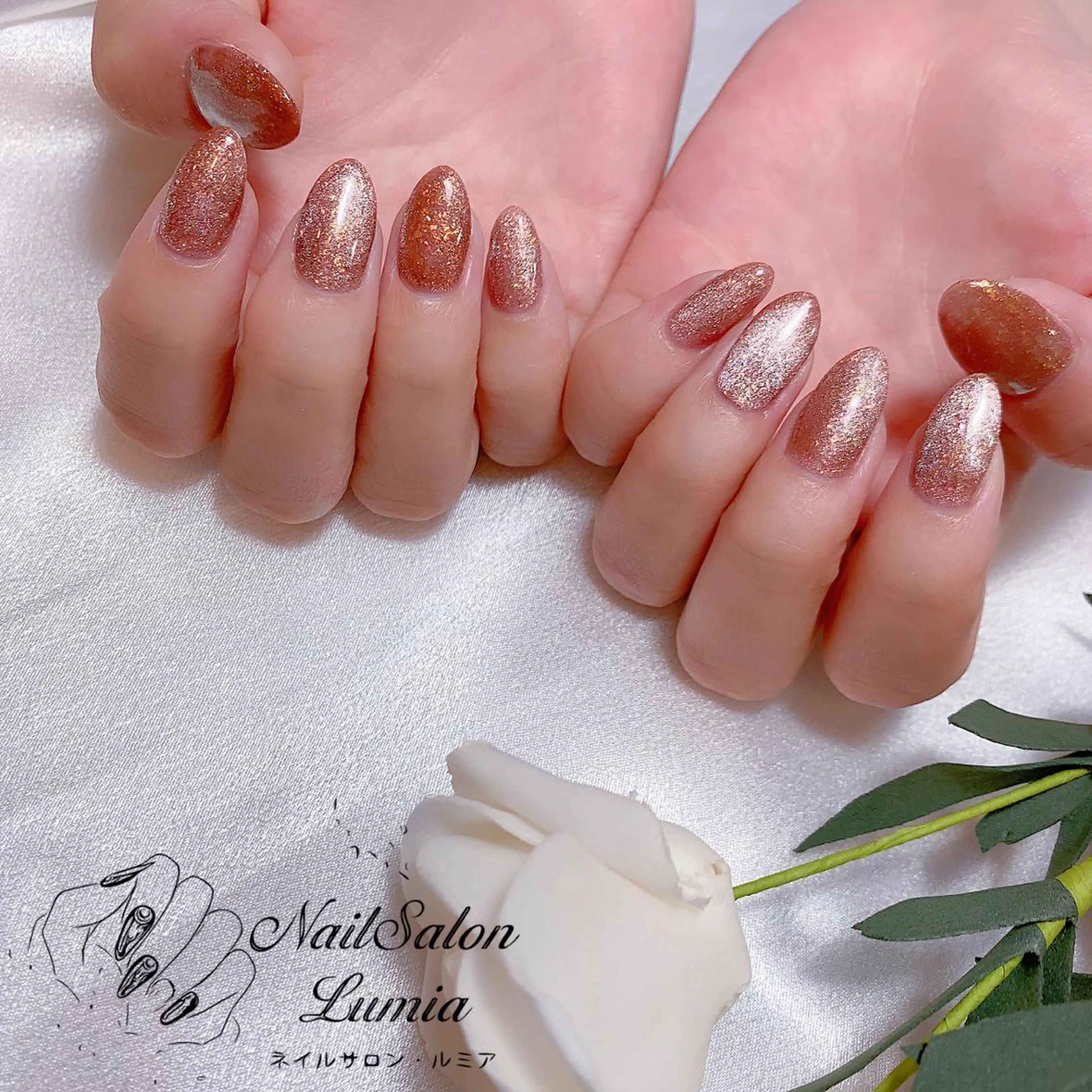 ネイル ハンドネイル ネイルサロン ルミア Lumia 店長のネイルデザイン