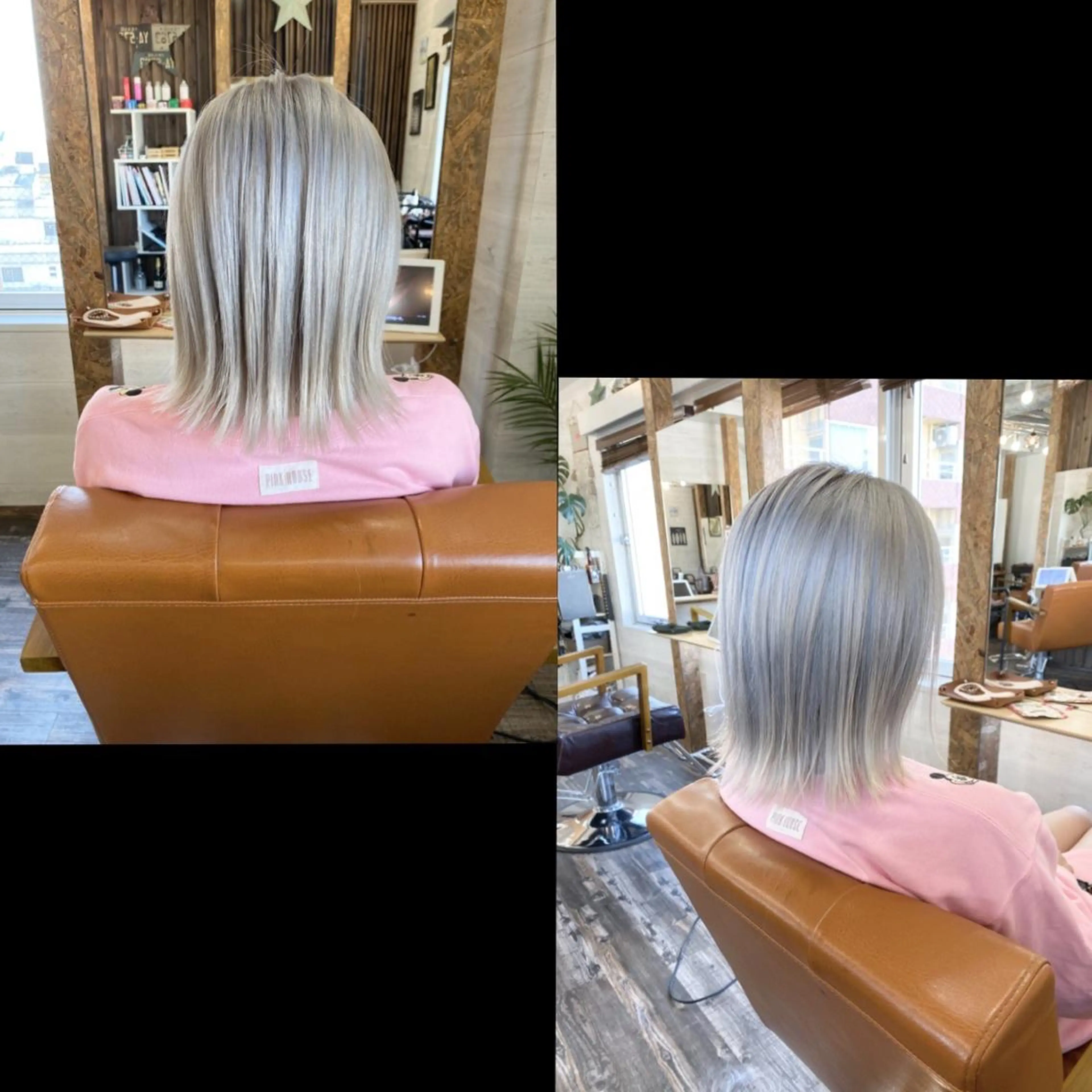 ショート カラー ヘアカラー ✯カラー&編み込み エクステ✯池田智博✯のヘアスタイル