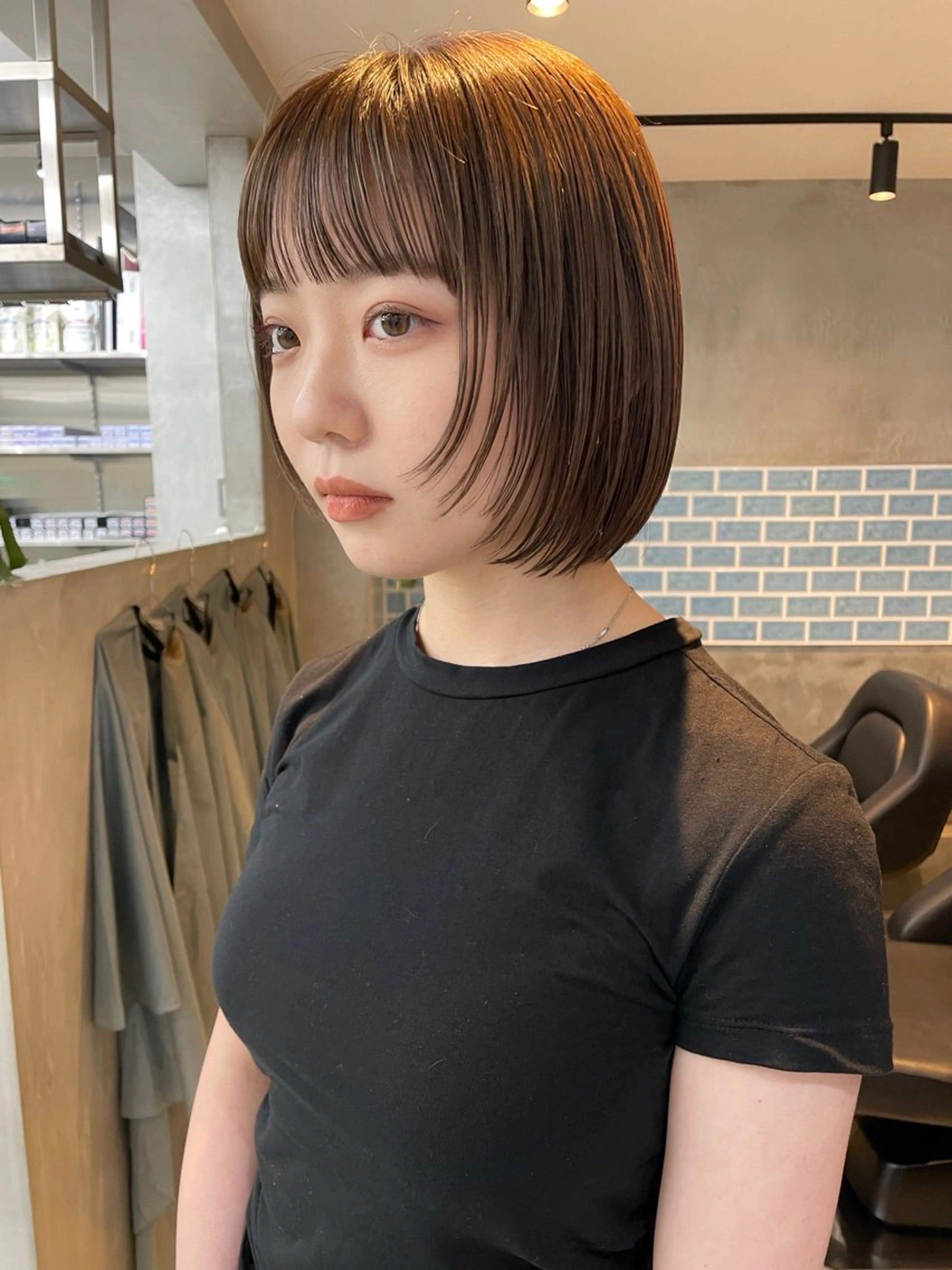 ショート カラー 縮毛矯正 VIE表参道所属・艶感カラー/縮毛 矯正/りょお🫧のヘアスタイル