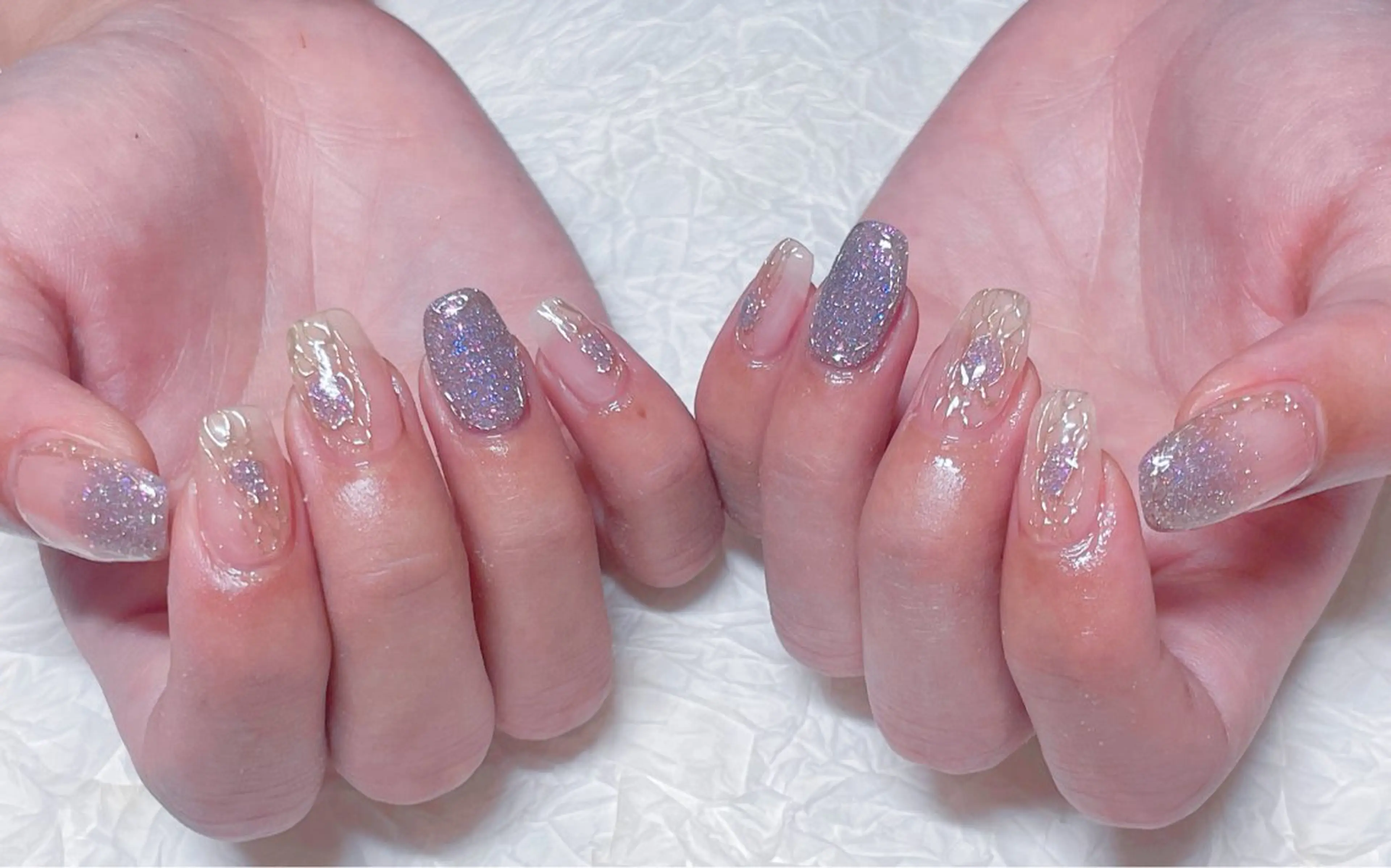 ネイル アートネイル ニュアンスネイル ハンドネイル ハンドケア ゆ か_Nails💫のネイルデザイン