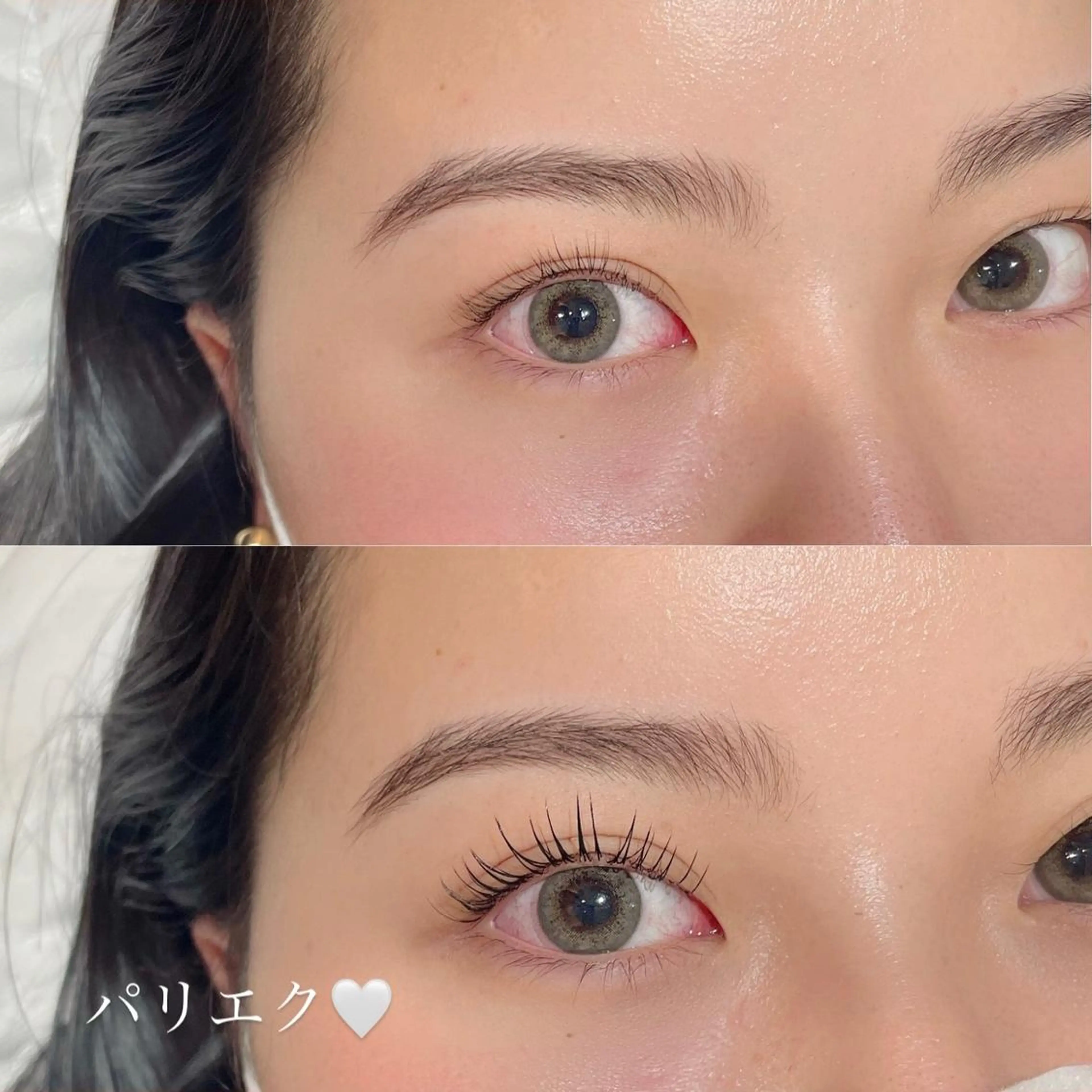 パリエク🖤パリジェンヌ+エクステ80本(flatlash☆)アイシャンプー込の写真