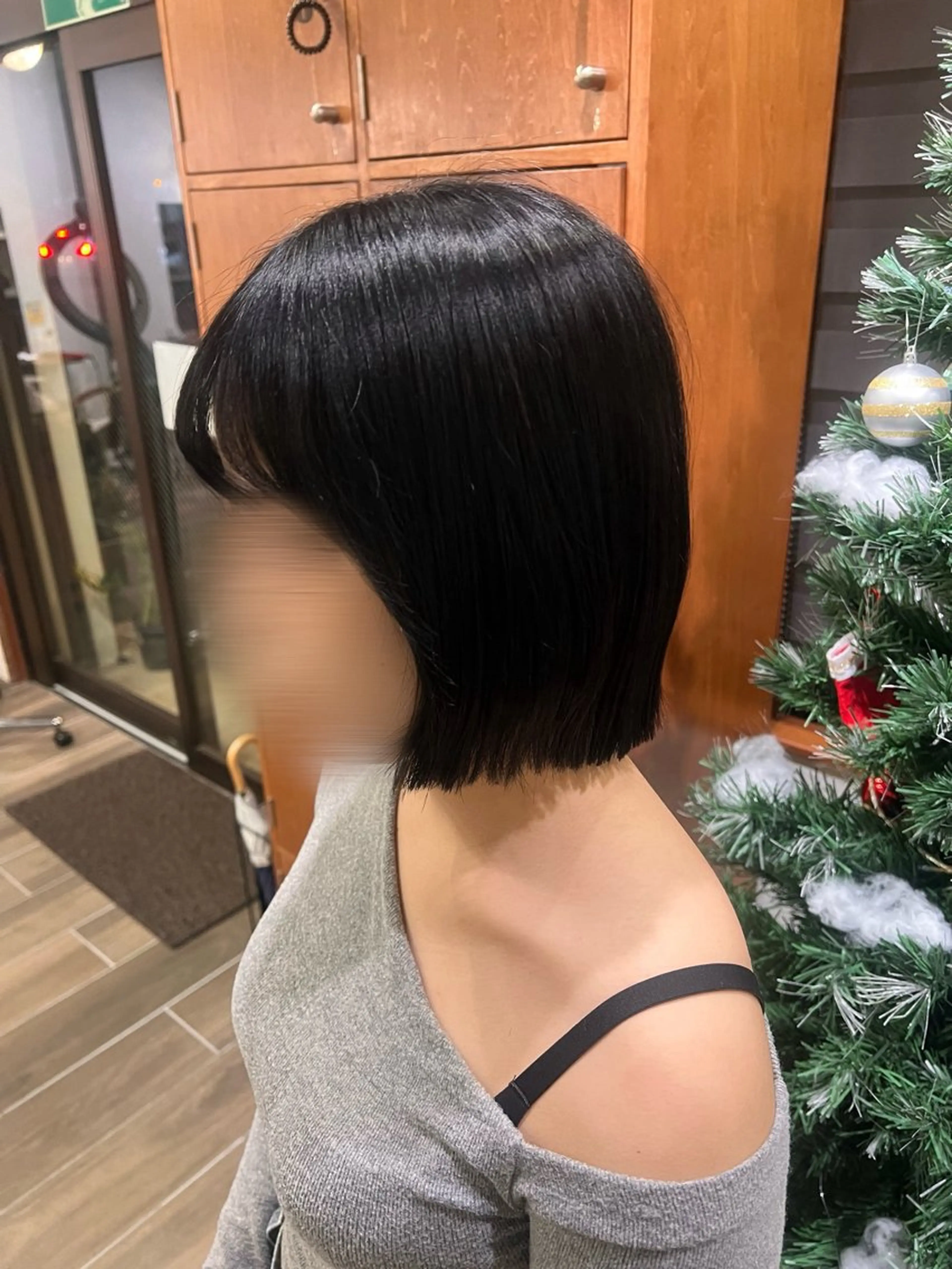 ショート 切りっぱなしボブ ボブ カット shampoo hair salon所属・🫧レイヤー/透明感 カラー/Ryukaのヘアスタイル